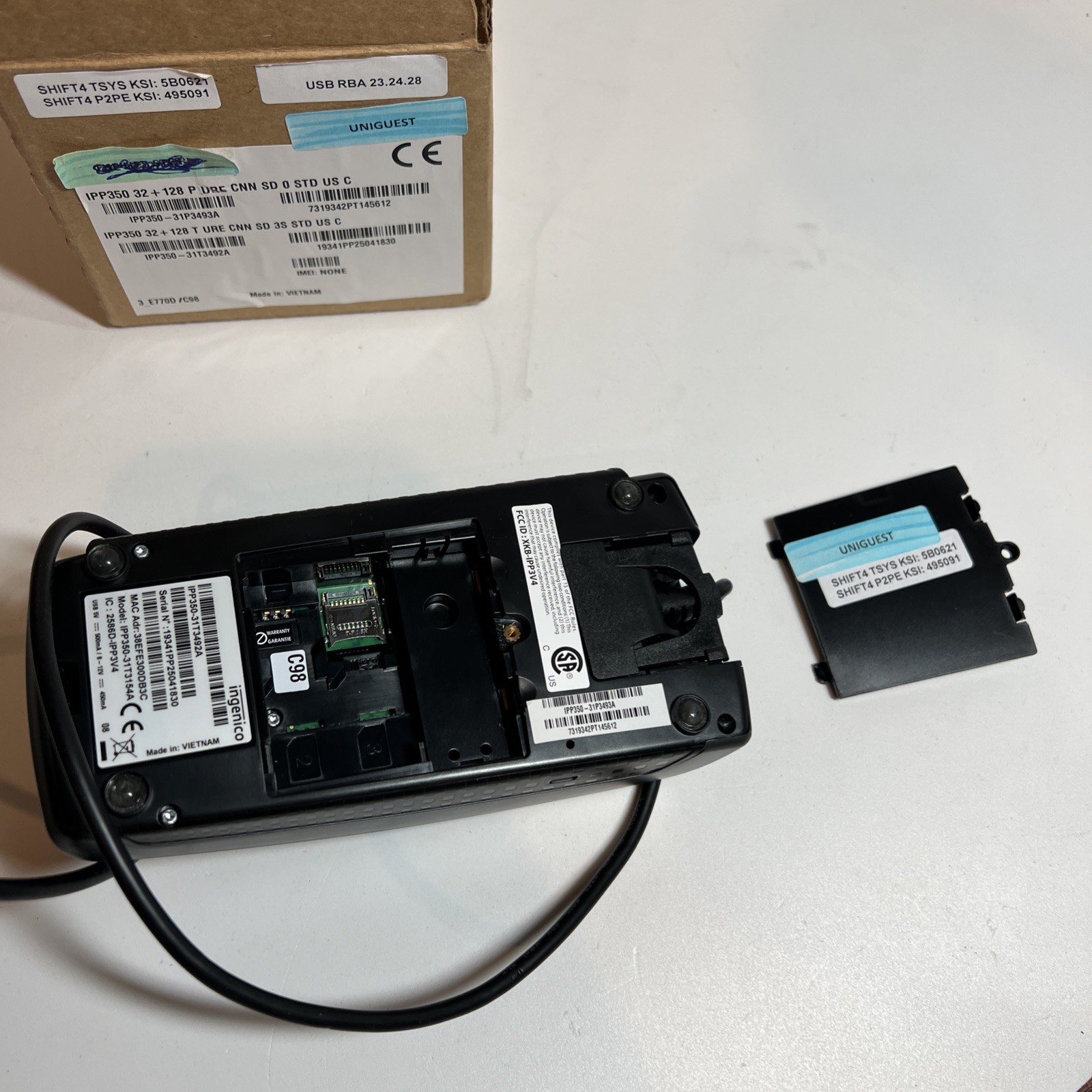 Ingenico IPP 350 USB Credit Card Terminal