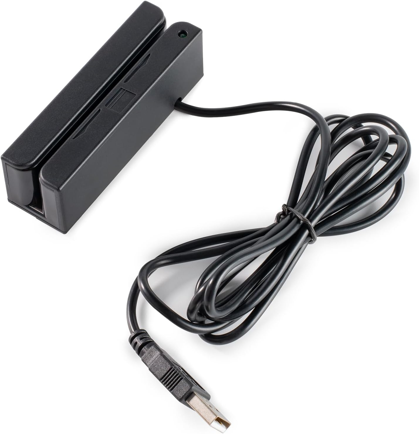 Msr90 Swiper Magnetic Credit Card Reader USB 3-Tracks Hi/Lo Data Collector, Mini