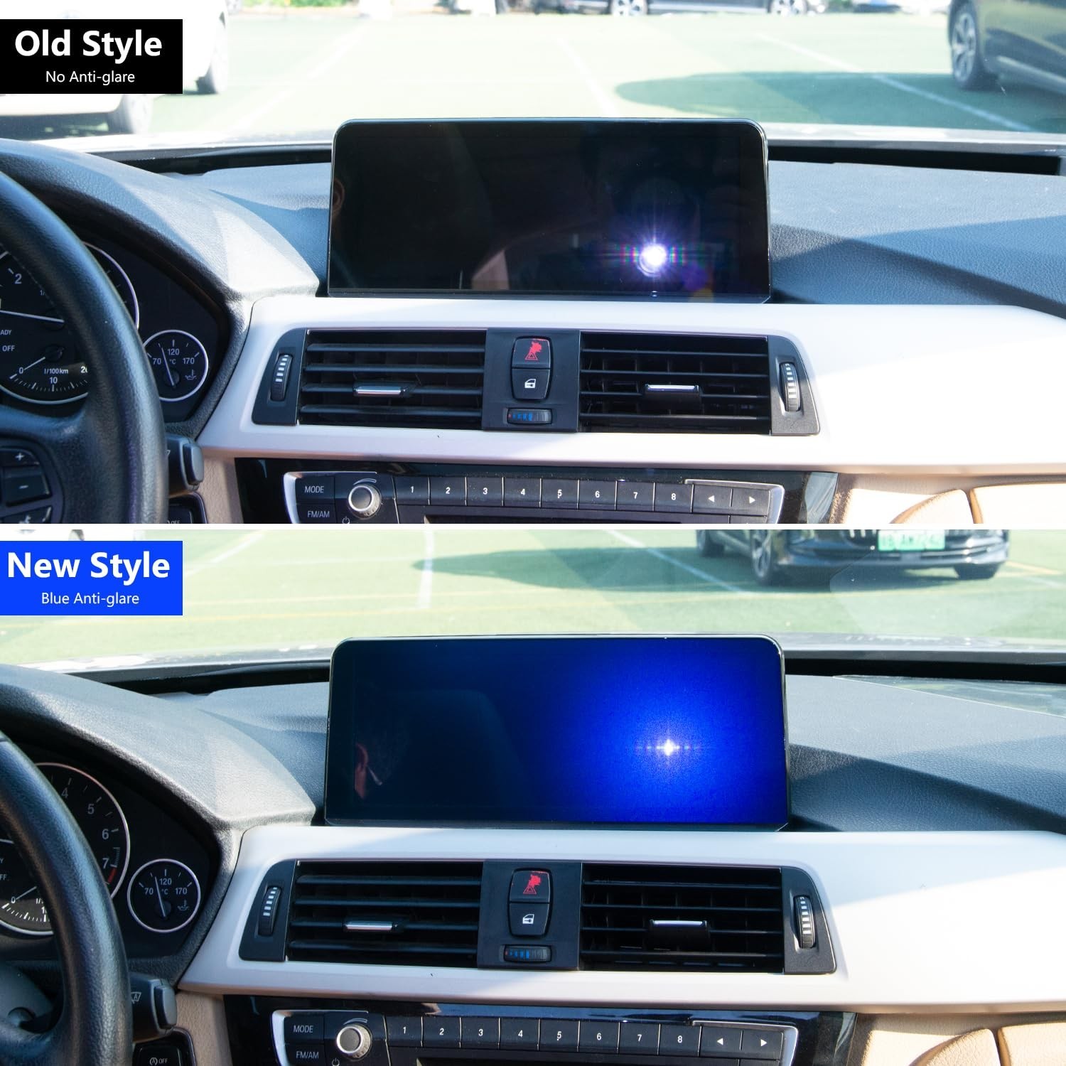 PEMP 10.25″ Blue Anti-Glare Linux HD Screen for BMW X1 E84 CIC Wireless and W…