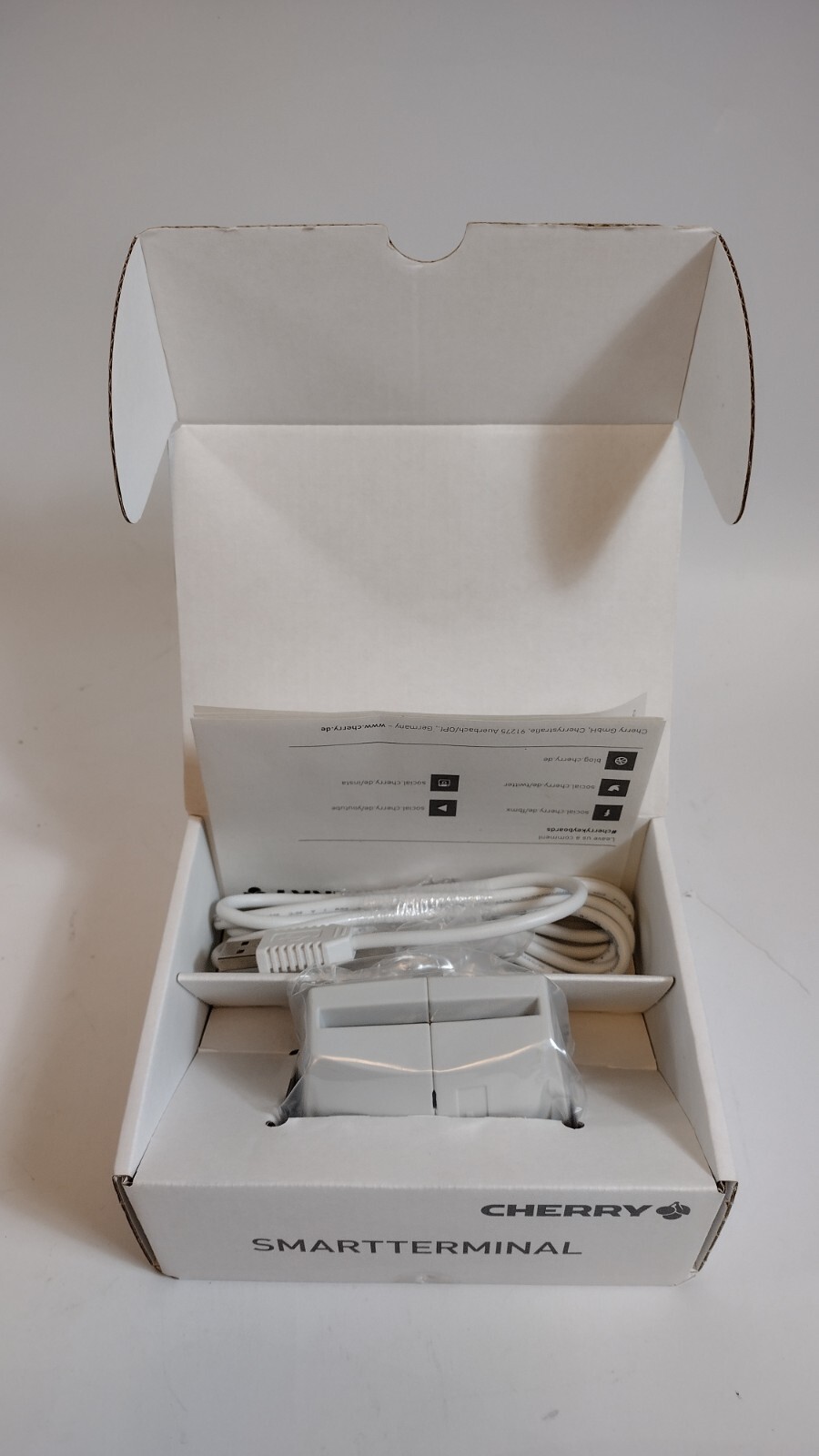 *New *Cherry Smart Terminal ST-1144 Smart Card Reader, USB *Free Shipping