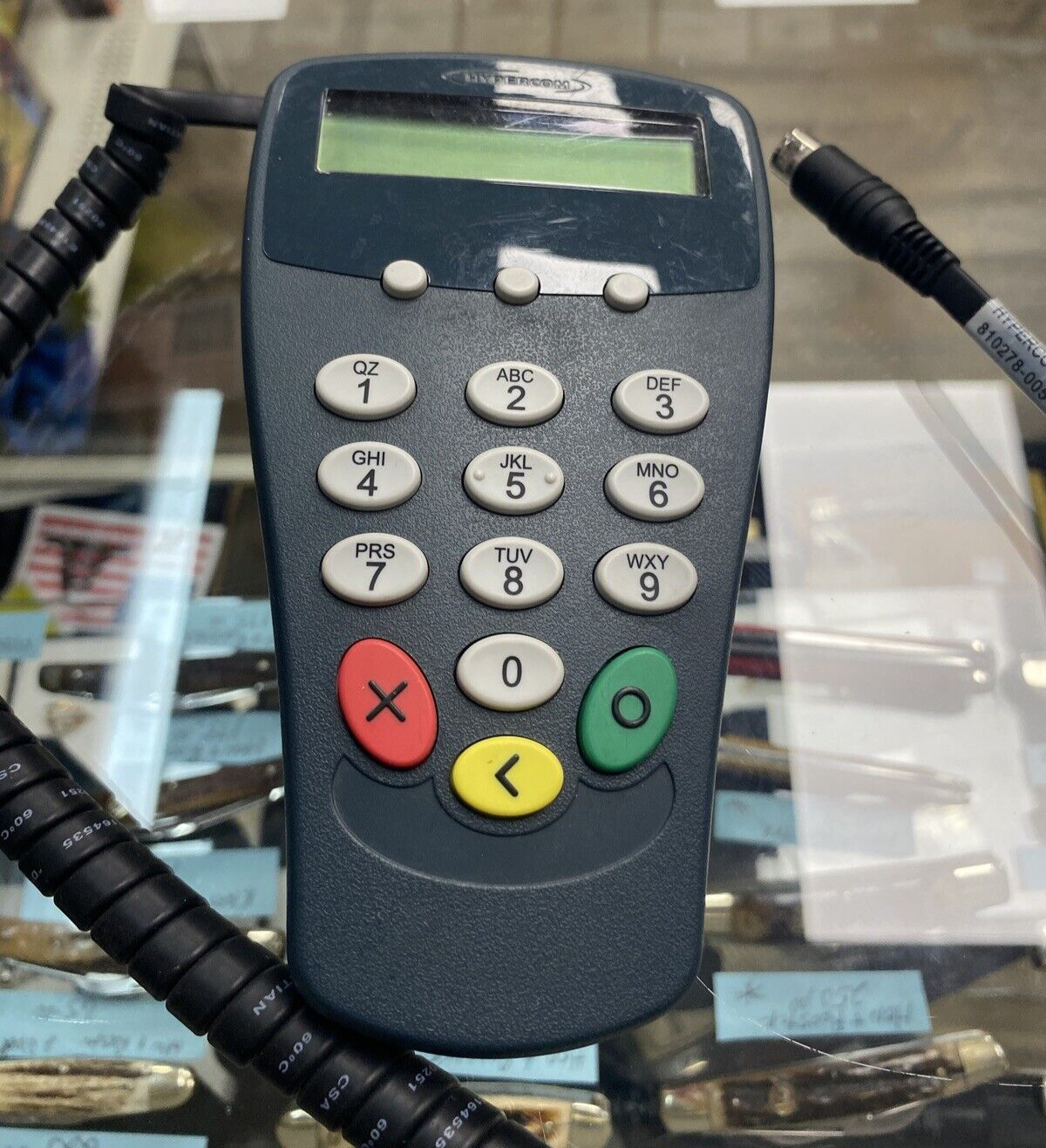 Hypercom P1310 Corded Remote Pin Pad for Credit Card Reader Terminal Machine