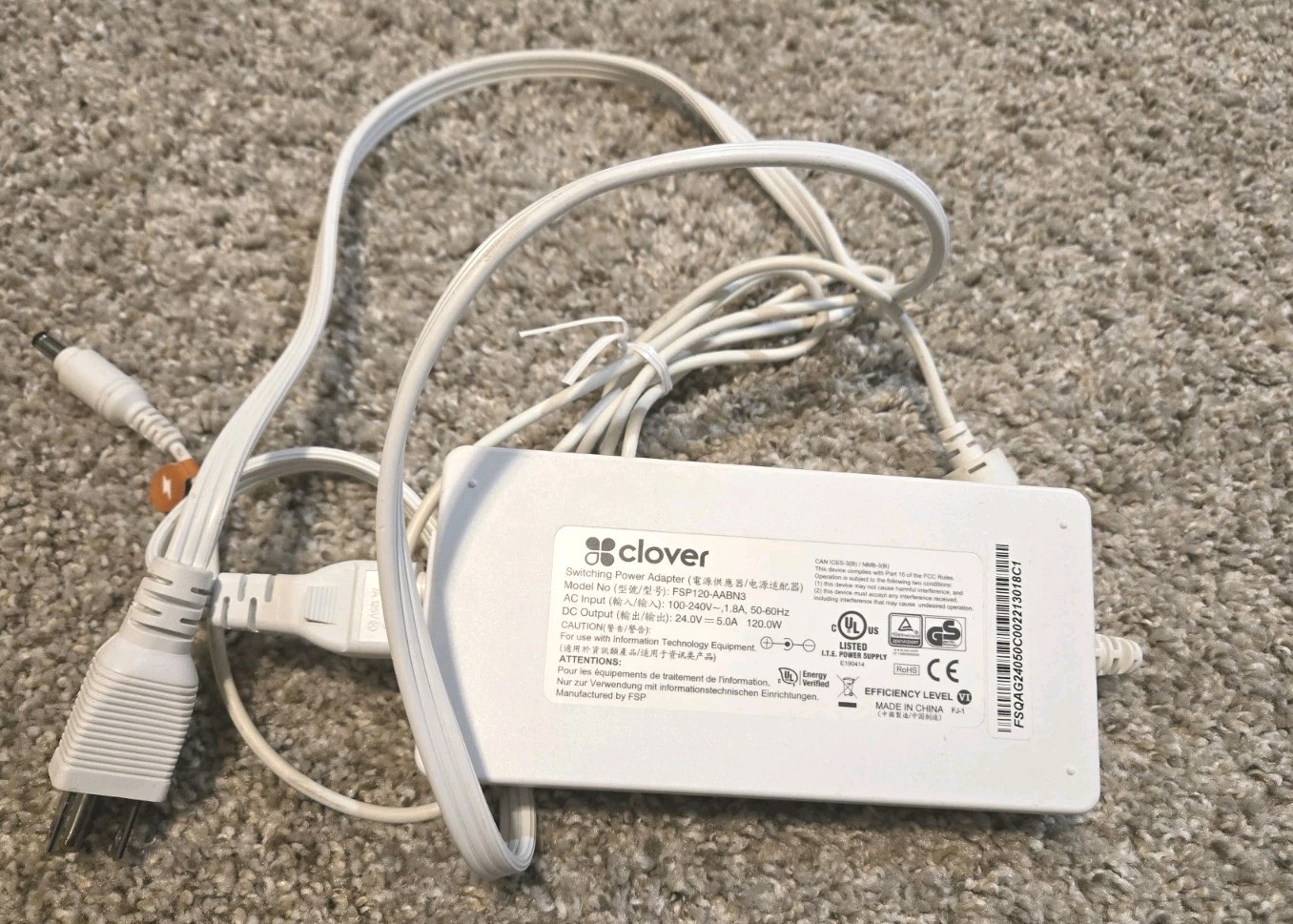 Clover Station Power Supply ~ FSP120-AABN3 Tested
