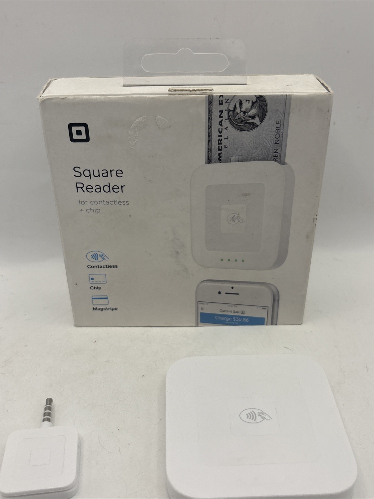Square Reader for Contactless & Chip Credit Card Reader A-SKU-0485 Bluetooth POS