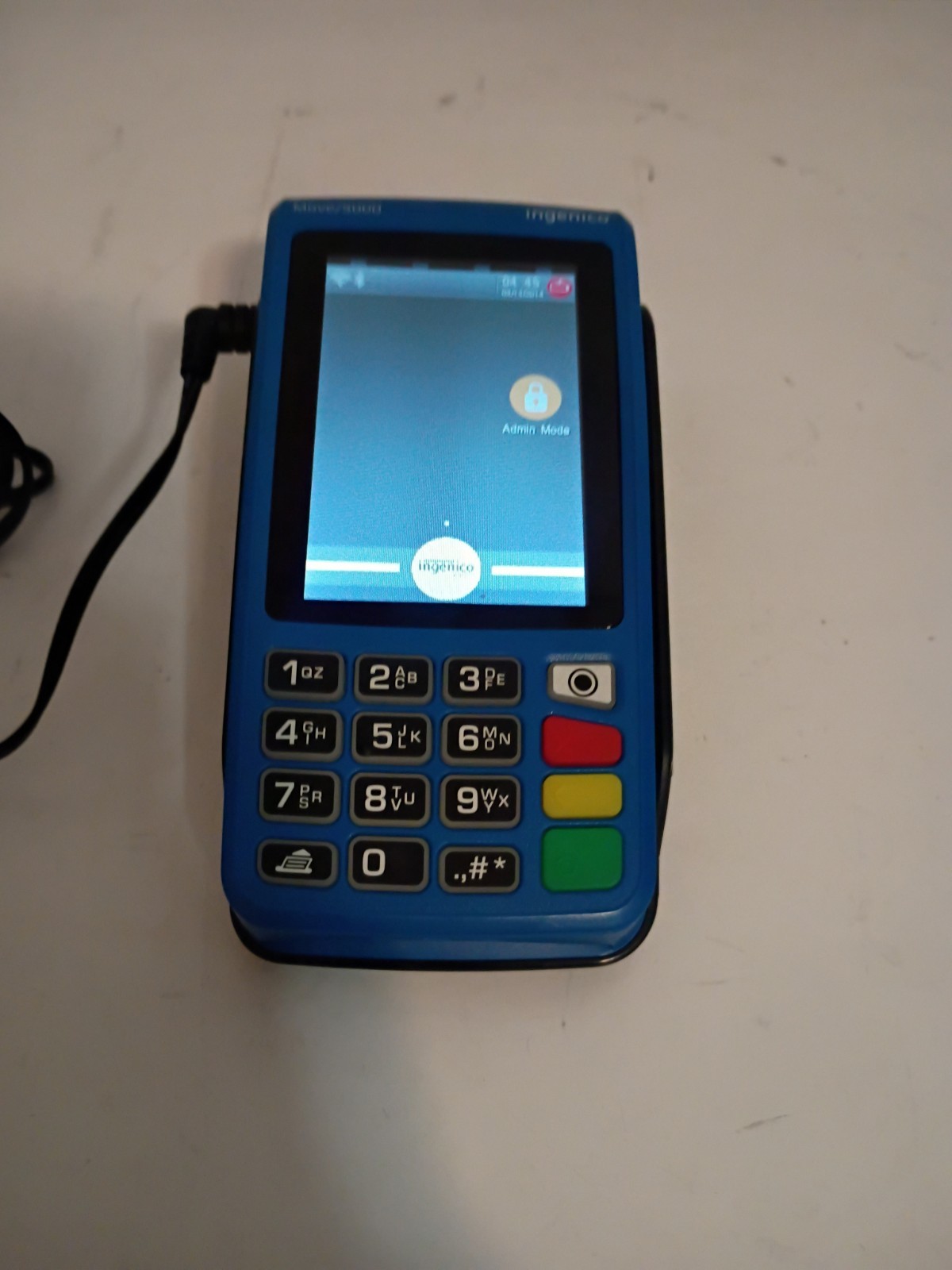 Used Ingenico Move 5000 Payment Card Machine Cl 4g/WIFI/BT Locked As Is