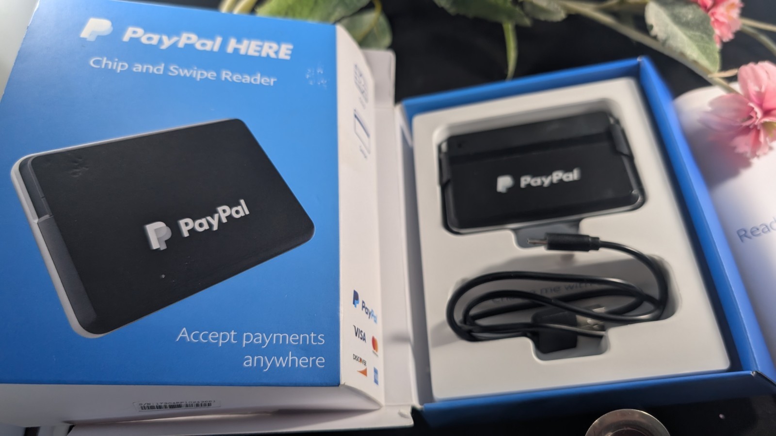 PayPal Chip And Swipe Reader Accept Debit Or Credit
