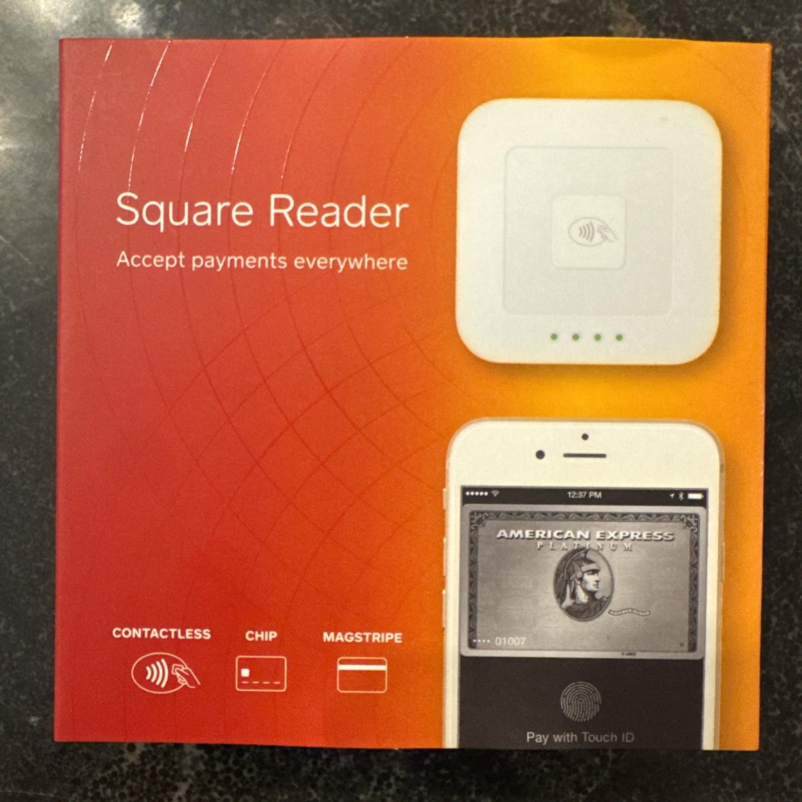 Square Credit Card Reader for Contactless and Chip Machine 1st Gen A-SKU-0113