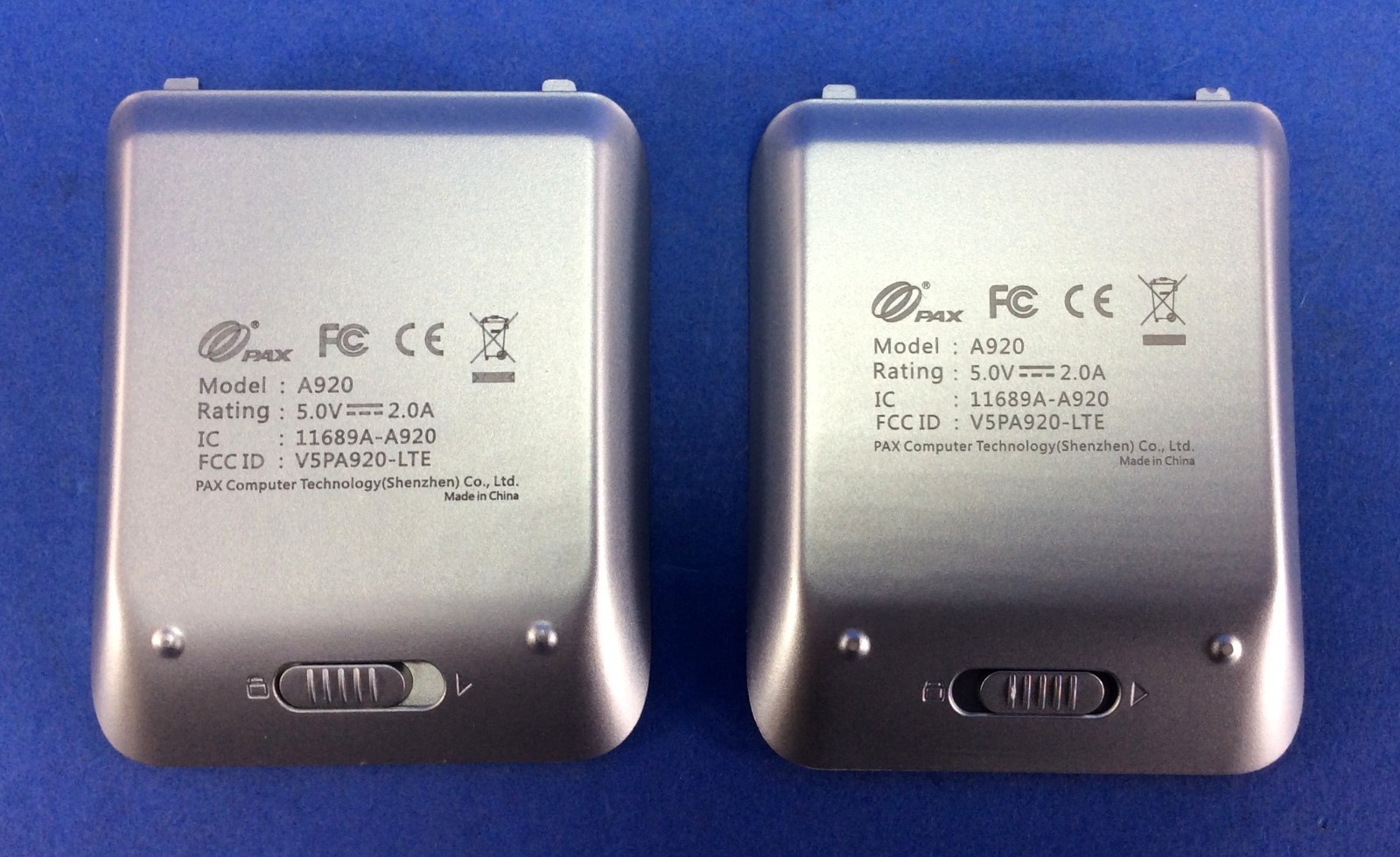 Lot of 2 – OEM ~ PAX A920 Standard Battery Cover