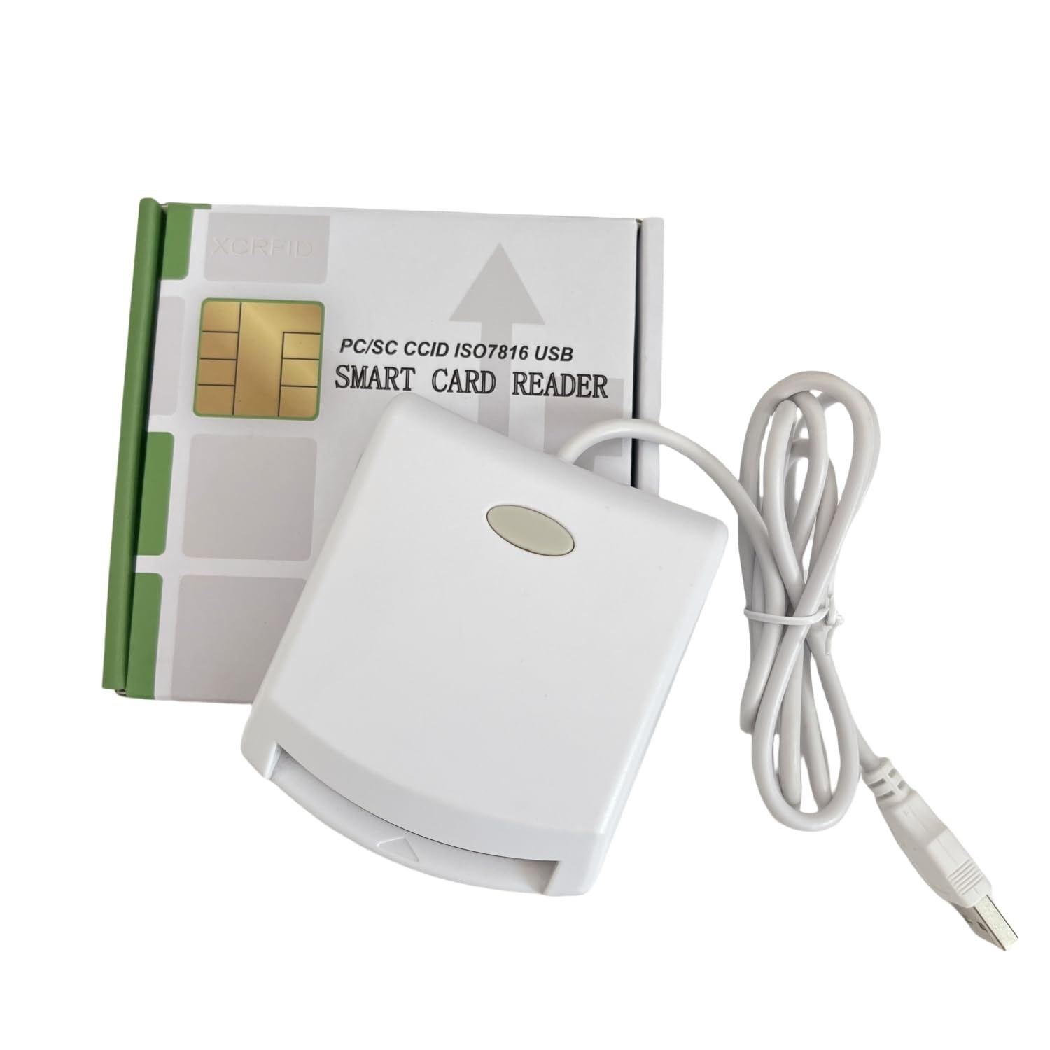 ISO7816 Contact EMV SIM eID PC/SC USB CCID Smart IC Chip Card Reader Writer P…
