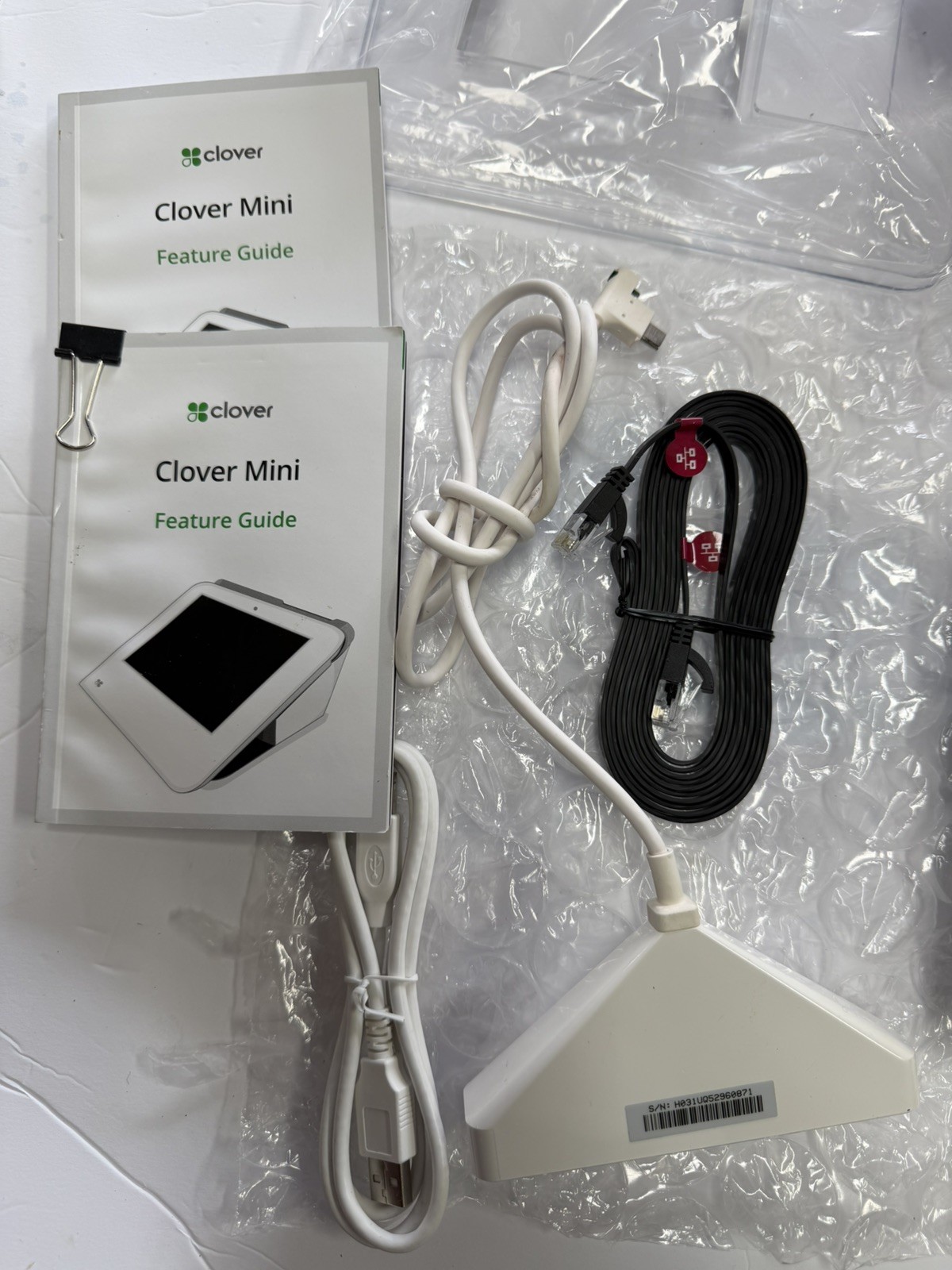 Clover Mini POS System C302U Credit Card Terminal WiFi & Ethernet