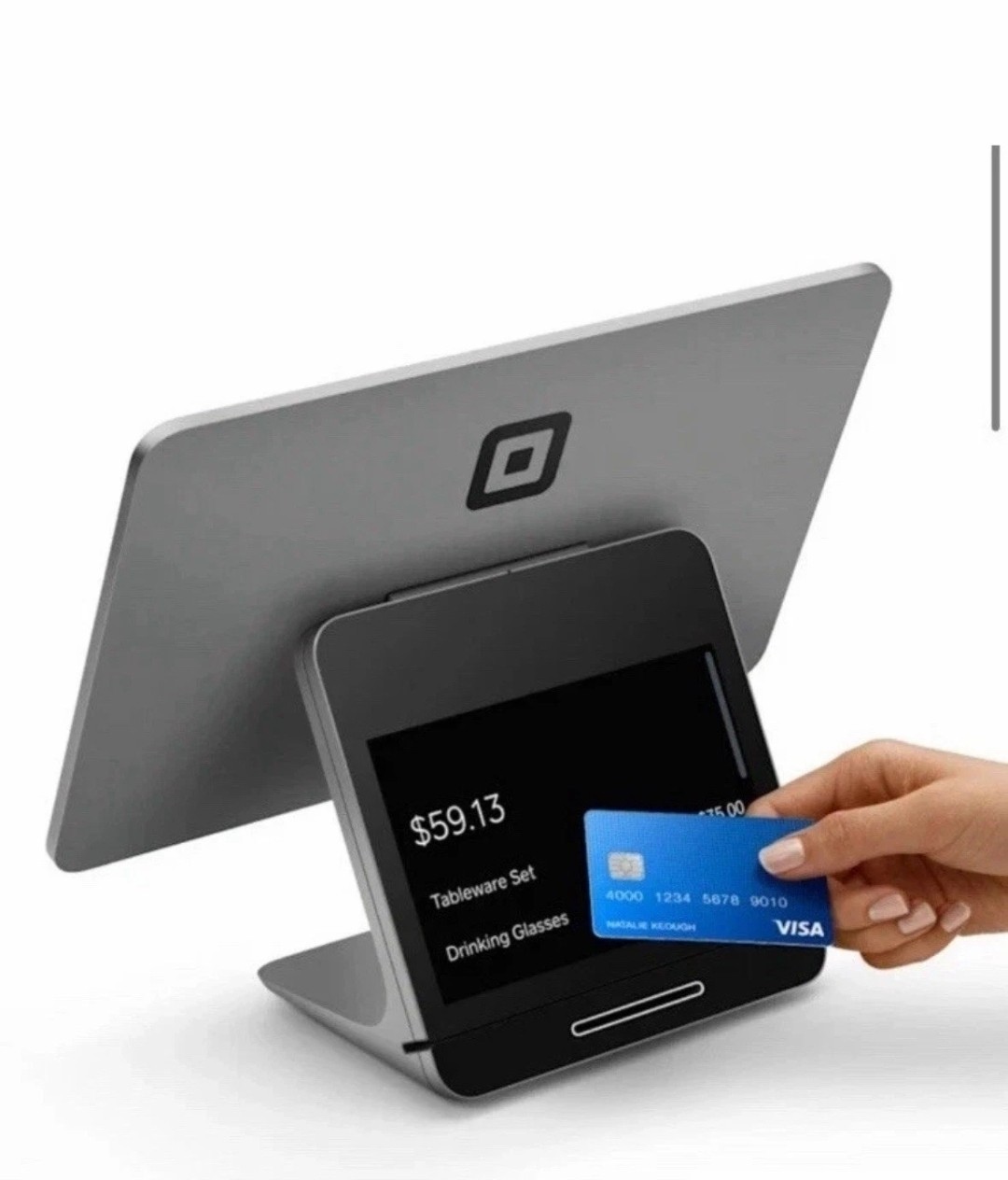 Square Register POS System SPS1-01 w/ Customer Display OPEN BOX – Box Wear