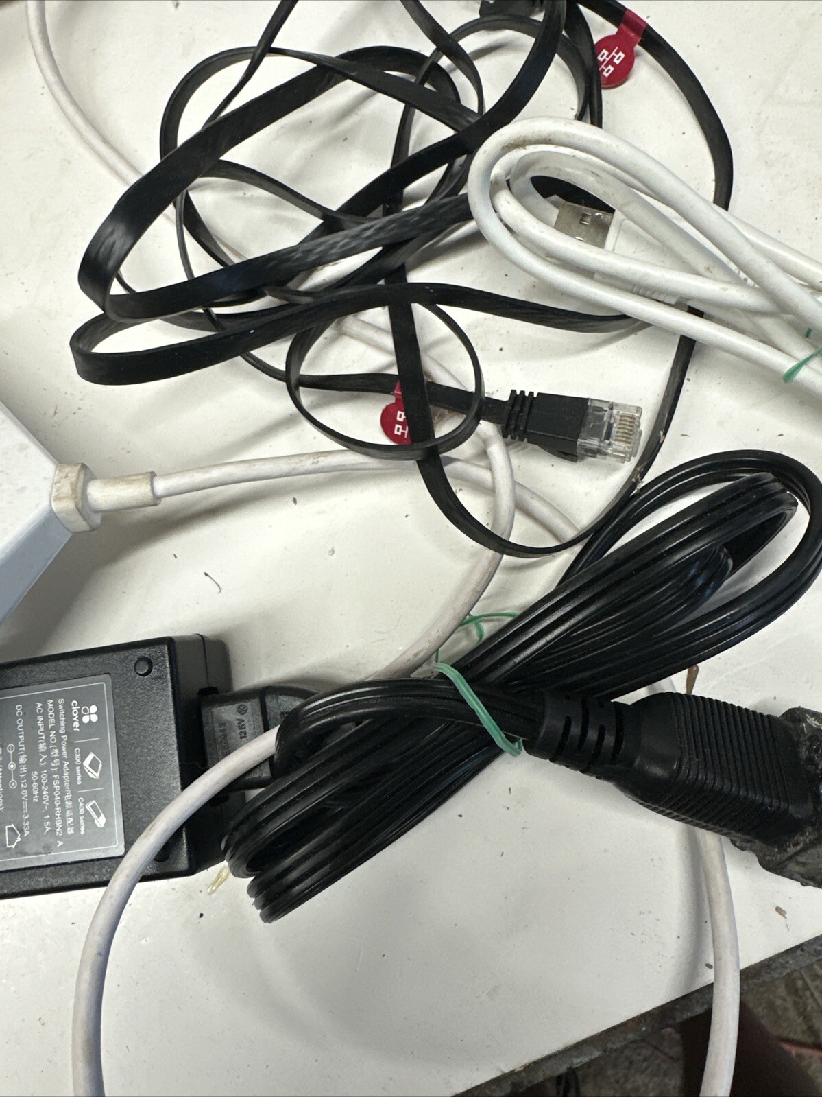 Clover Mini Wifi C300 Card Reader /POS Point of Sale System w/Power Supply