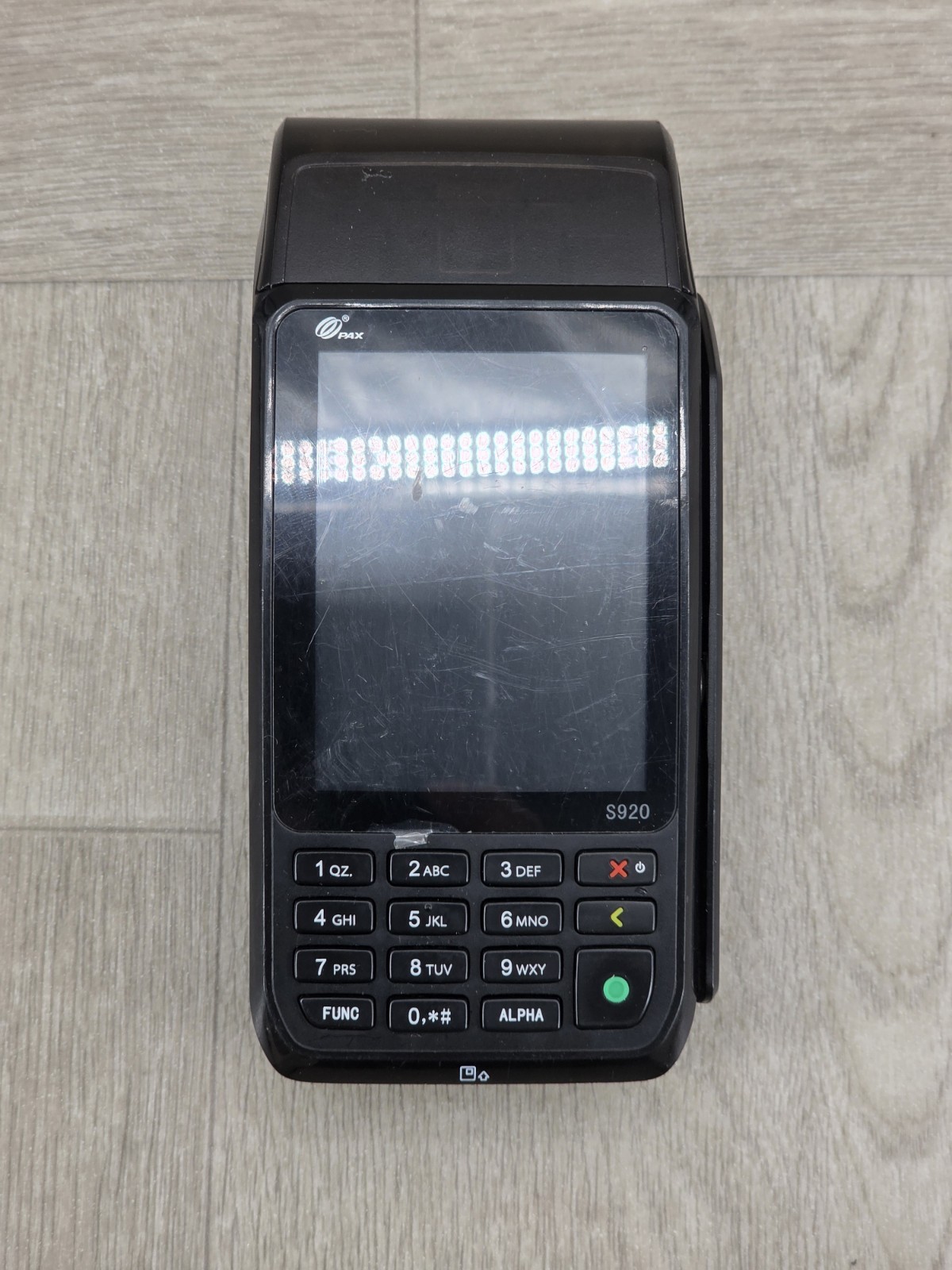 PAX S920 EMV NFC 4G Wireless Credit Card Machine S920-0QW-R74-23LA No Box/Cable