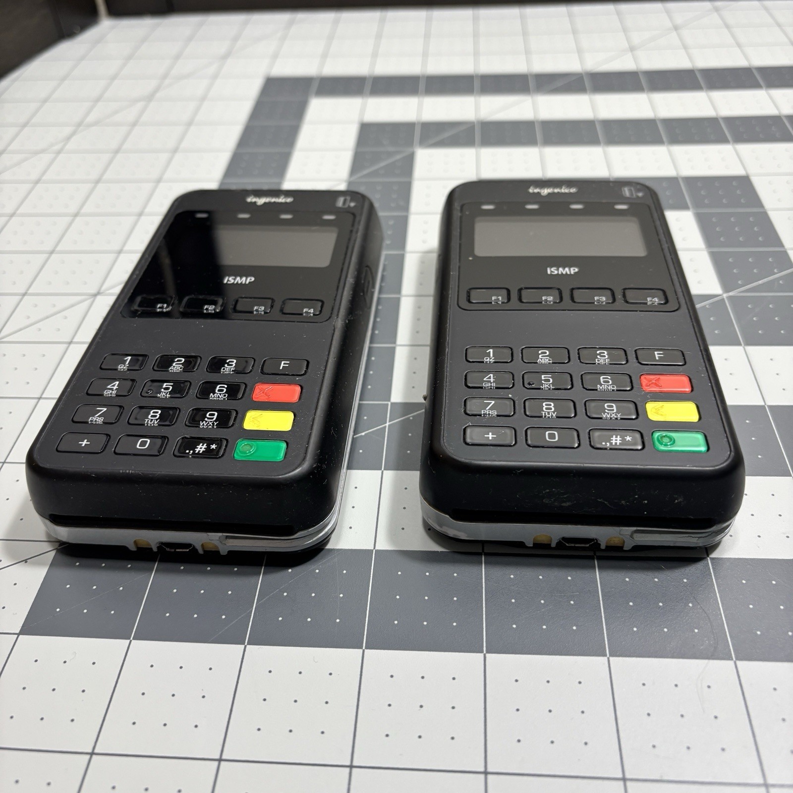 Ingenico iSMP Credit Card Reader Lot 4 Function Buttons PIN Numbers Swipe Insert