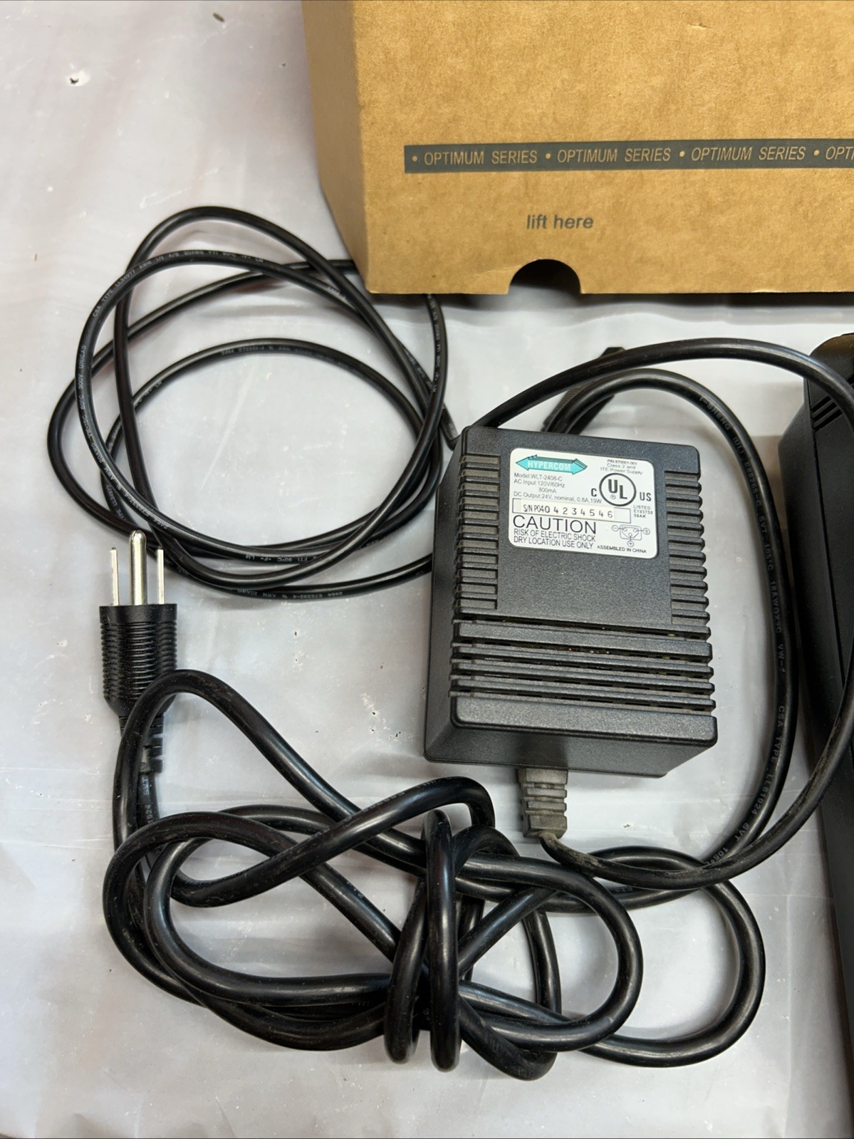 Hypercom T7Plus POS Credit Card Machine Terminal with OEM Power Supply *used