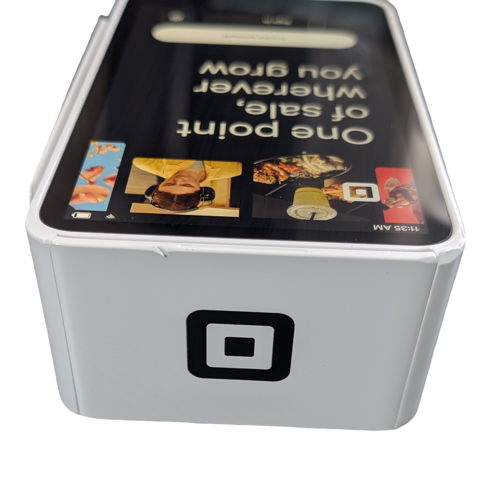 Mm6Ux Square Credit Card Terminal A-SKU-0584 Used Missing Back Cover