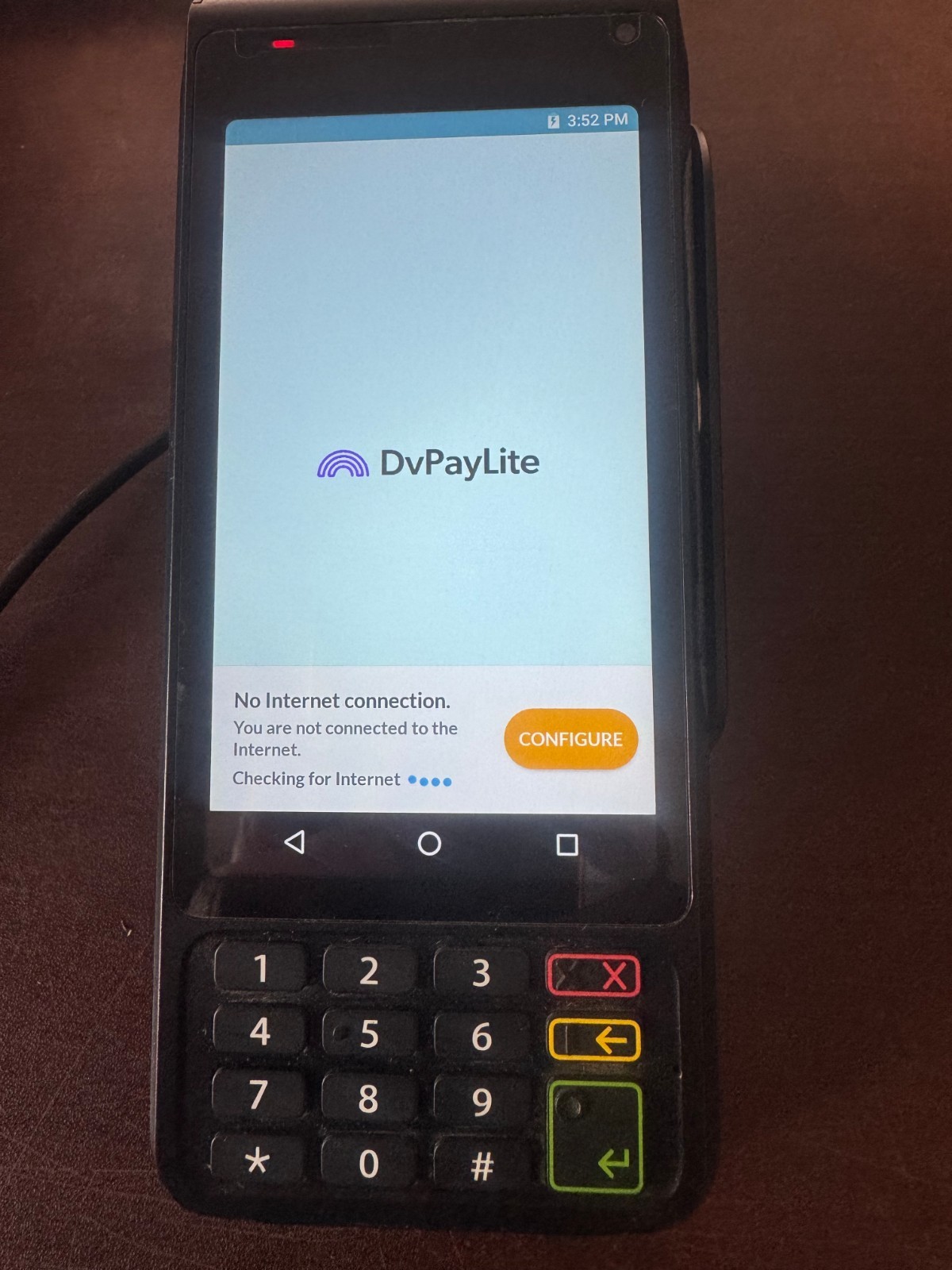 DEJAVOO P3 WI-FI 4G DESKTOP POS BLUETOOTH CREDIT CARD READER WIRELESS TERMINAL