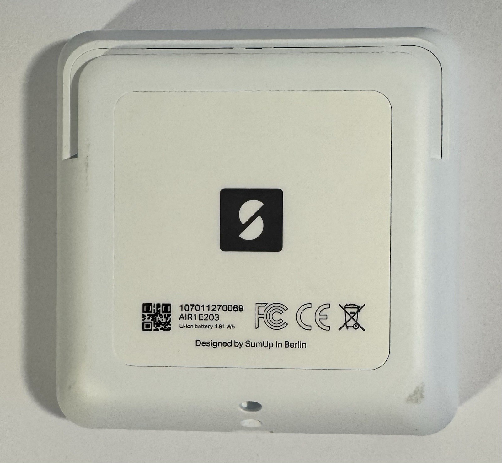 SumUp Air Card Reader NFC RFID Credit/Debit Card Reader White