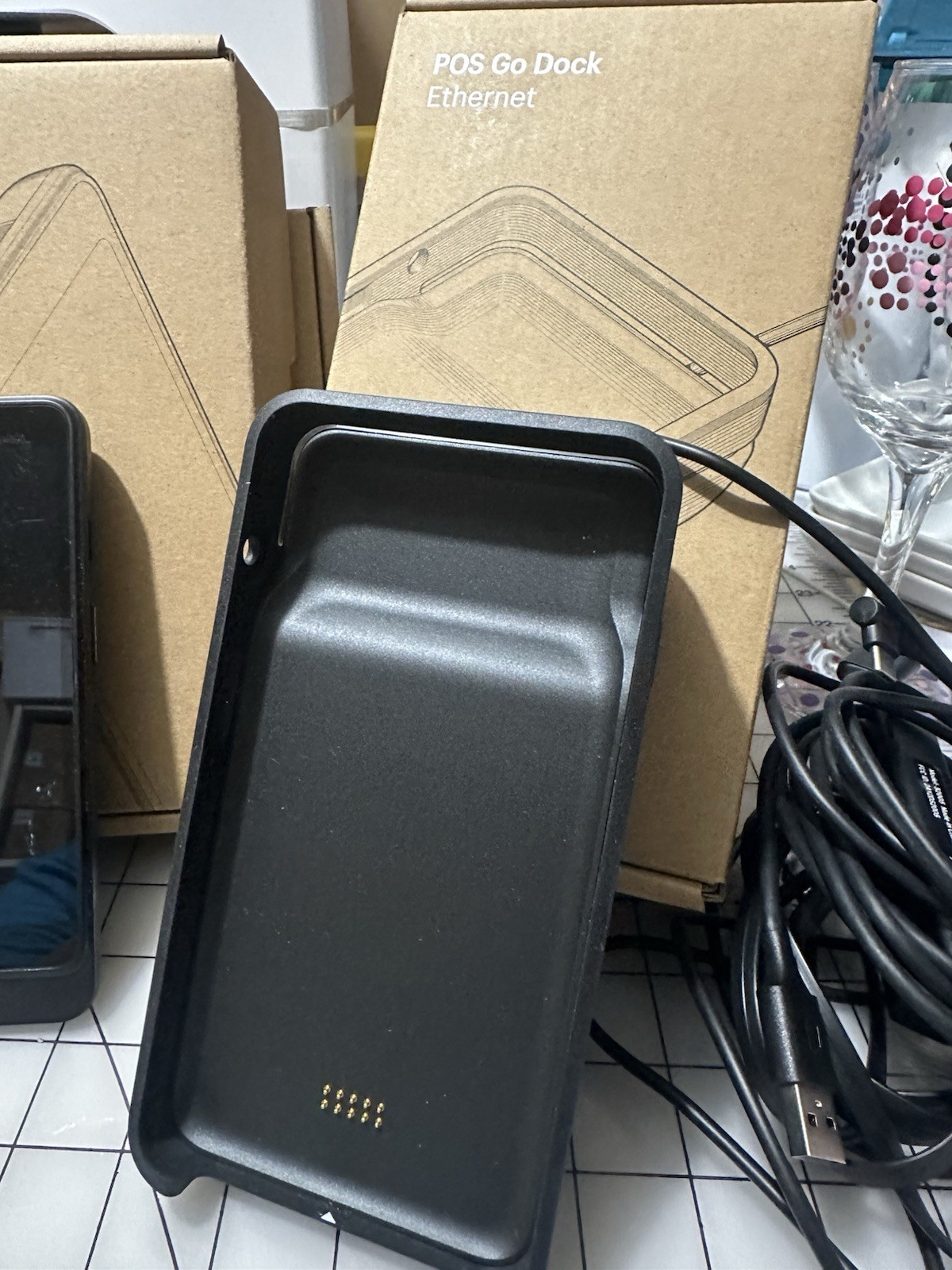 SHOPIFY POS System iPad Stand Dock POS Go and Docking Station Open Box EUC