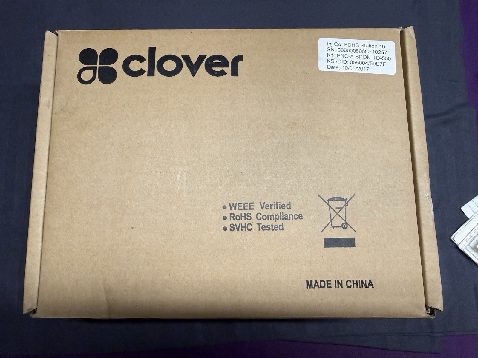 Clover Station 1.0 C100 W/Printer, Cash Drawer D100 & Xac Reader