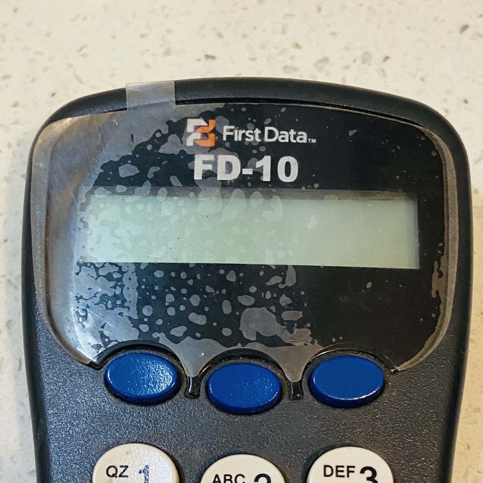 First Data FD-10C Pin Pad Credit Card Terminal Reader