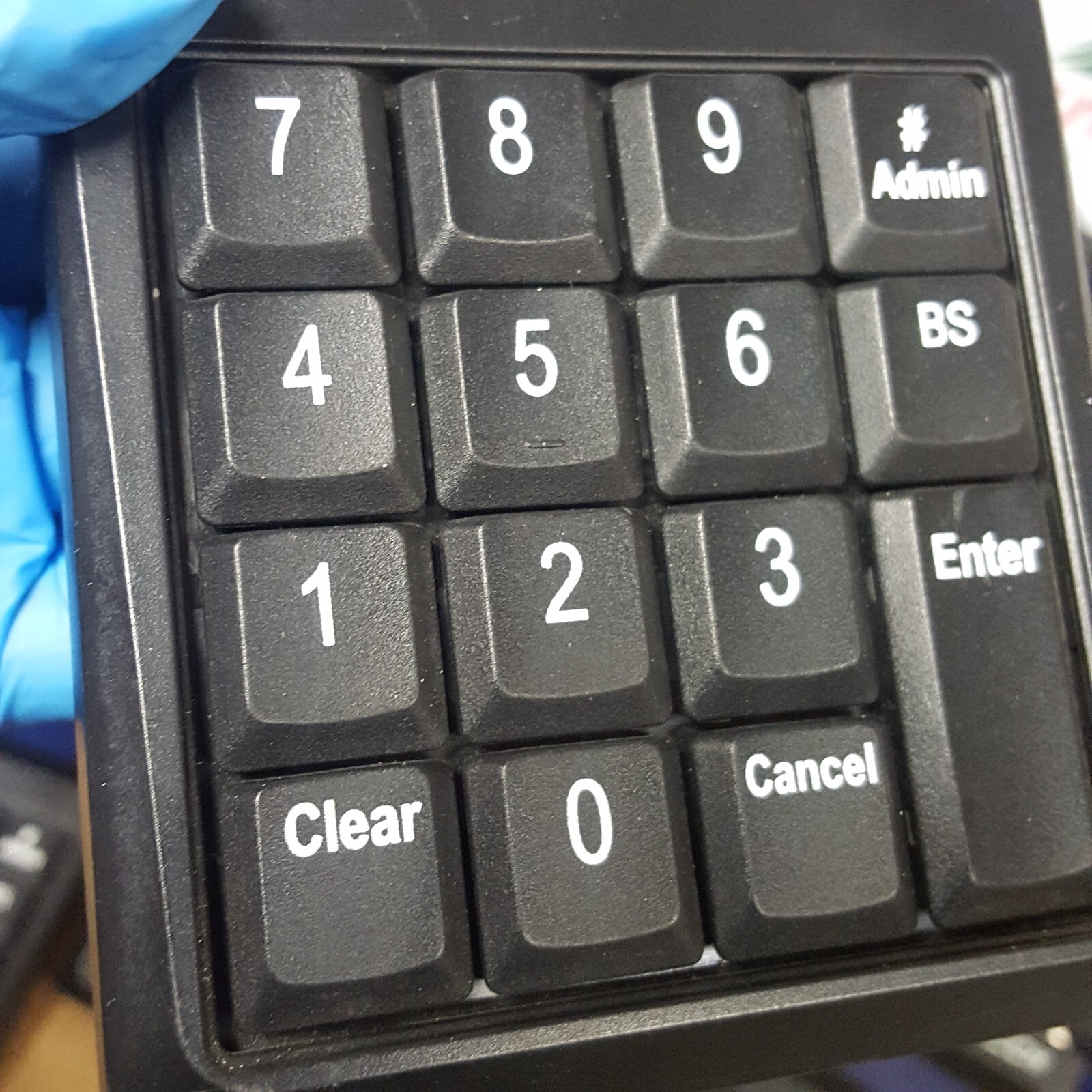 Lot of 24- ID Tech IDKE-534833BL SecureKey Credit Card Reader w/Keypad – USED