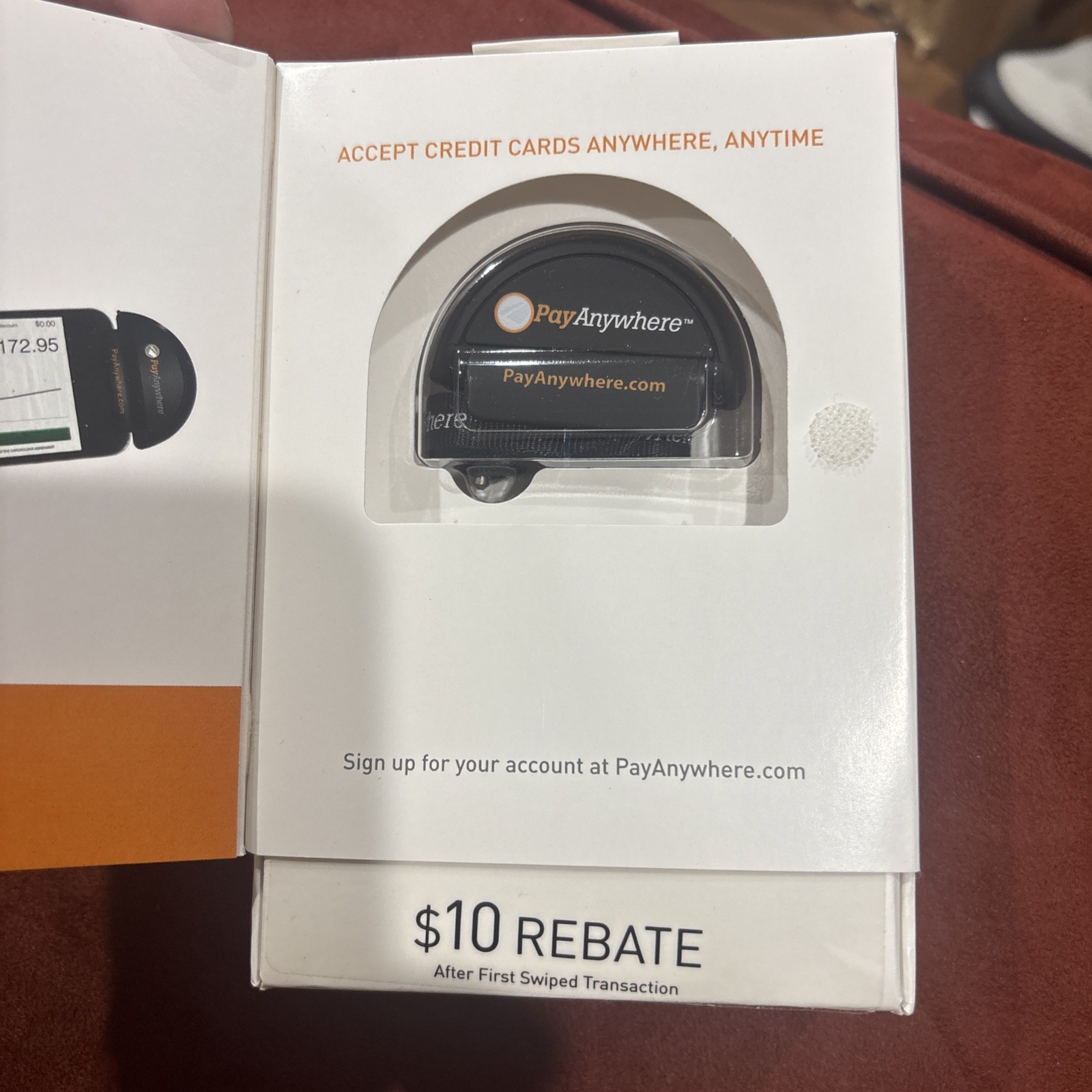 PayAnywhere Credit Card Swipe Reader English Espanol ios iPhone iPad Android