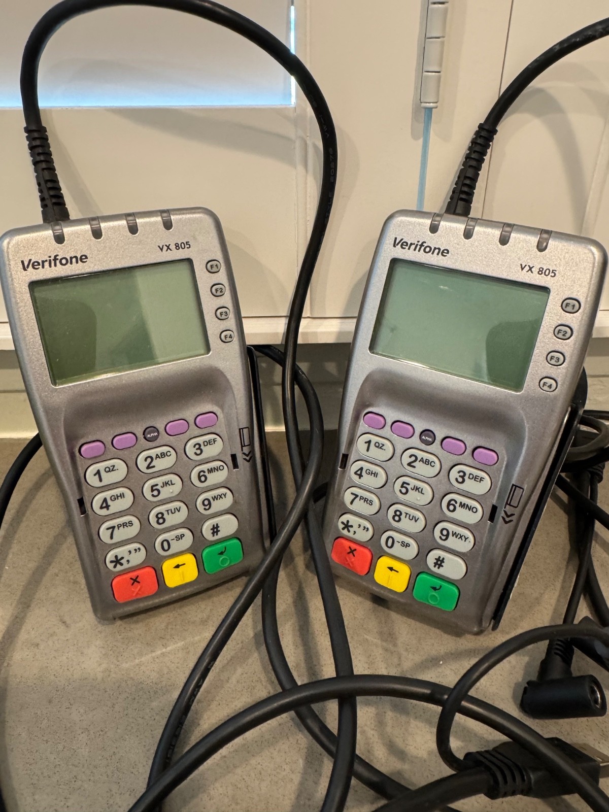 2 VeriFone VX805 Card Readers