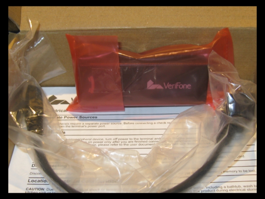 VeriFone Vx680 Modem dongle w/ cable **BRAND NEW**