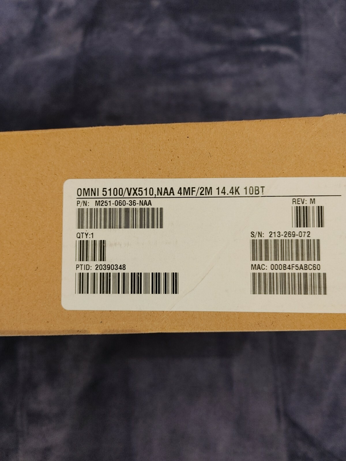 Verifone Omni 5100 Vx 510 Credit Card Processor  -Parts Only –