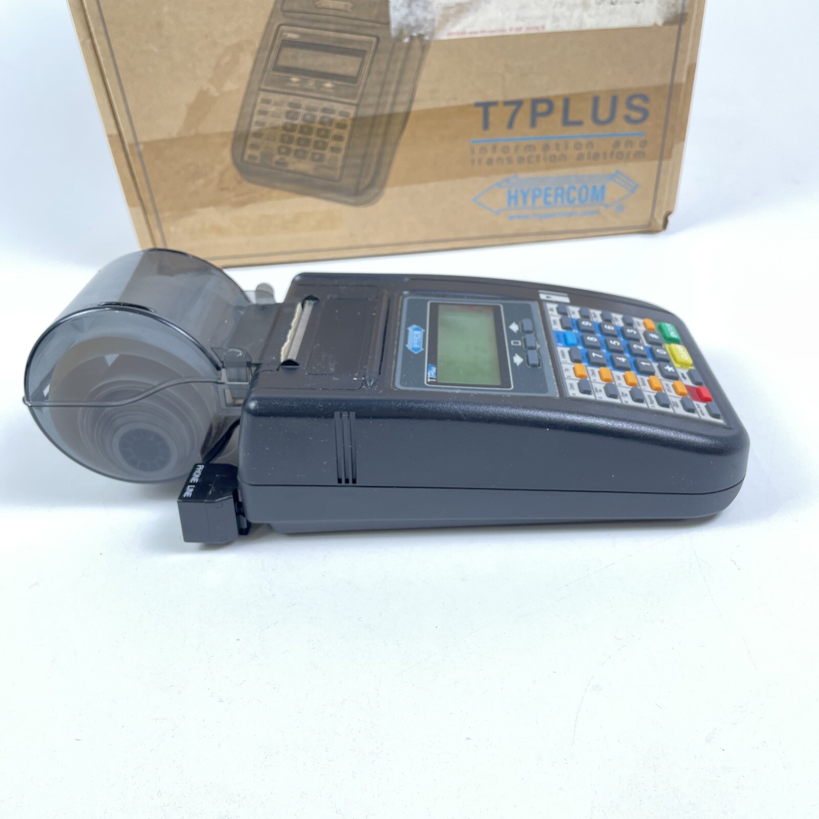 HYPERCOM T7 PLUS T7 PLUS Credit Card Terminal Reader Machine with Power Supply