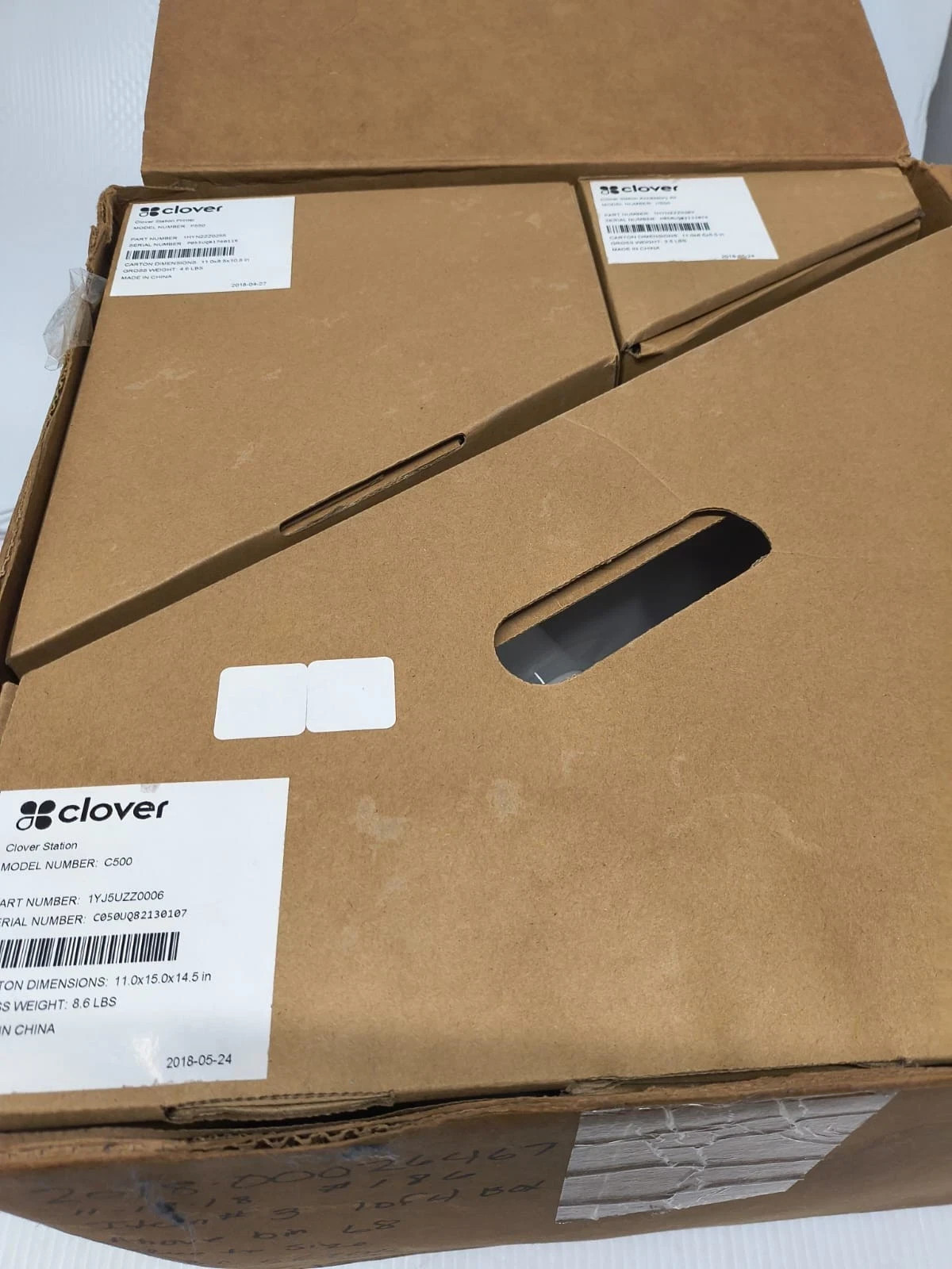 Clover Station C500 Point / Printer P550/Accessory Kit H500 OPEN BOX