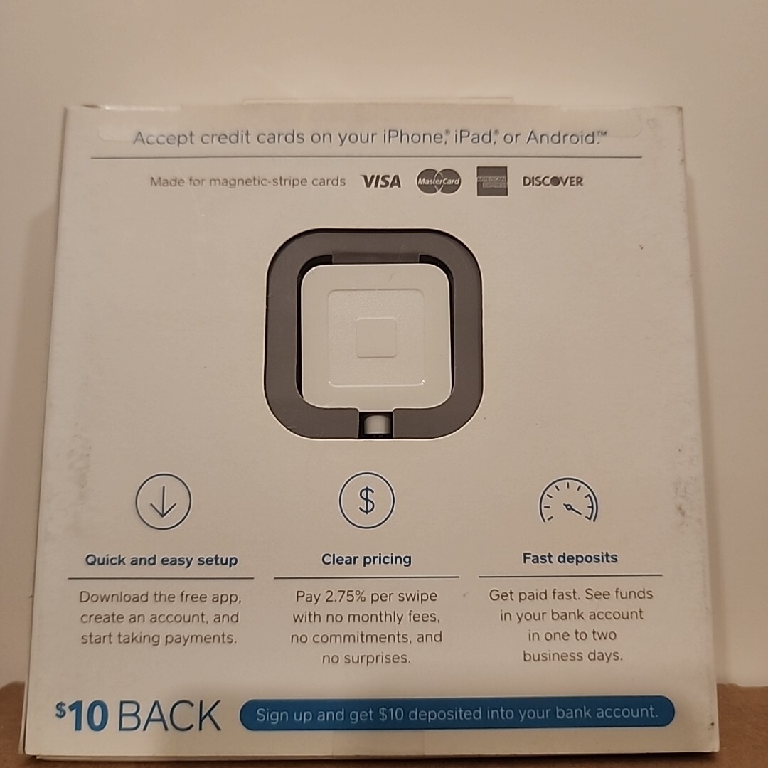 Square Credit Card Reader for iPhone, iPad and Android