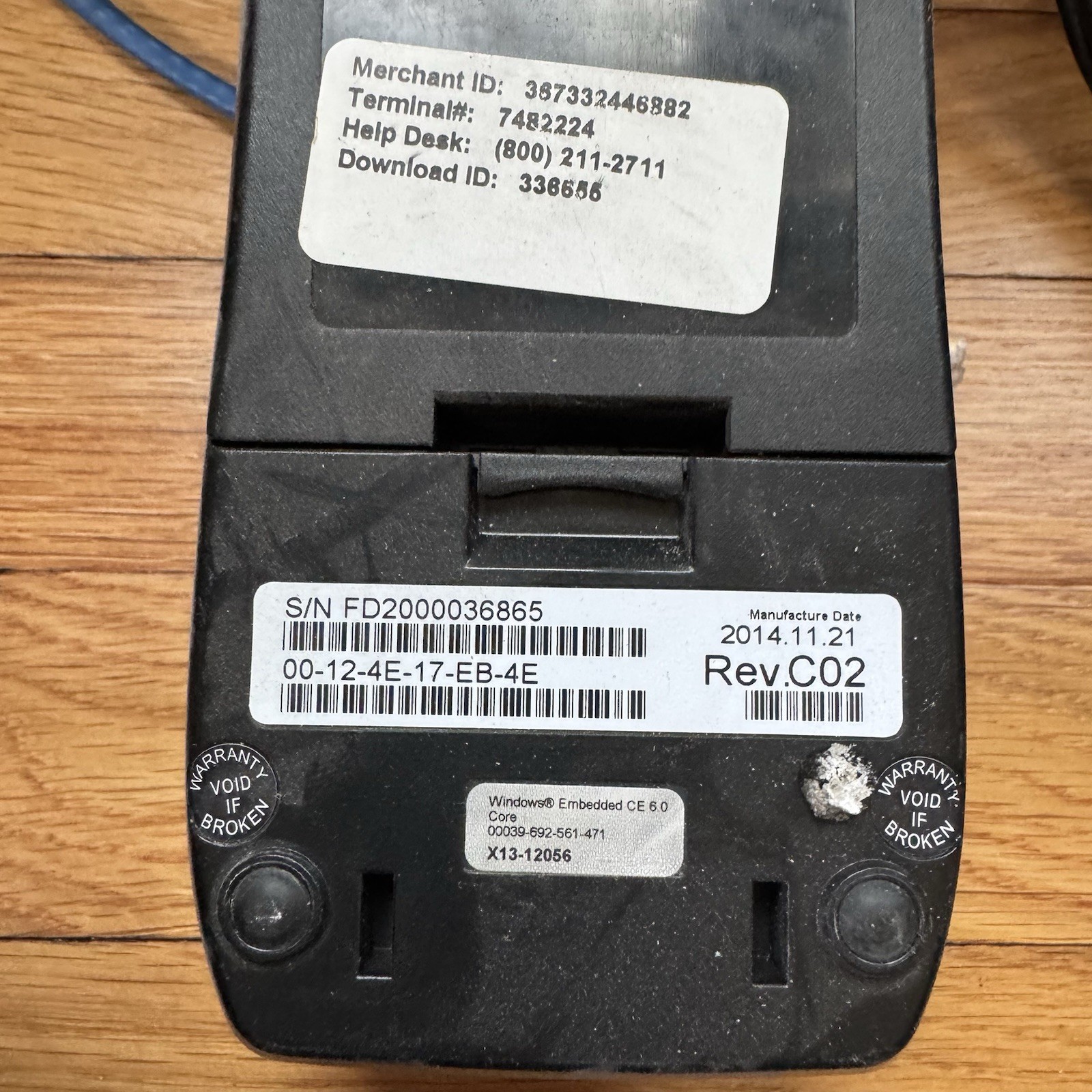 Lot of 2 First Data Credit Card Machines FD130Duo & FD100