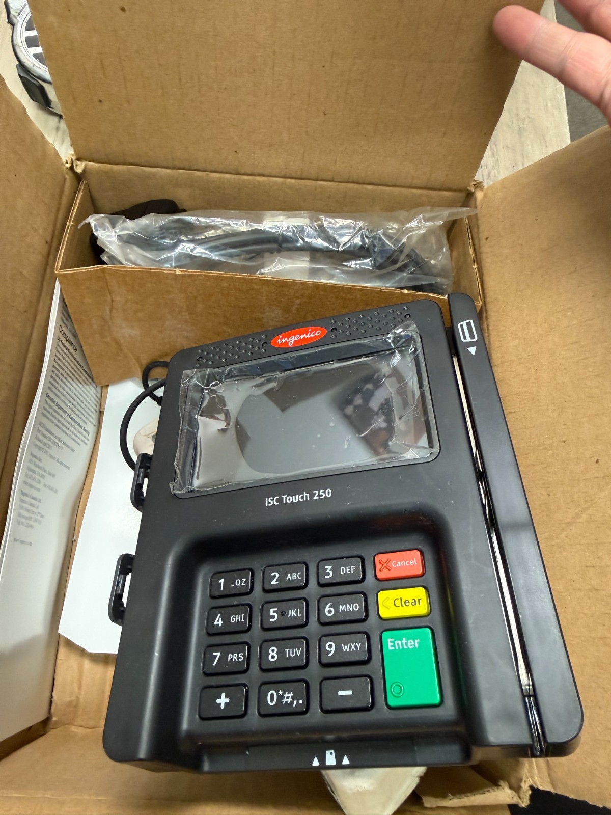Ingenico ISC Touch 250 PoS Payment Credit Card Terminal Reader BRAND NEW