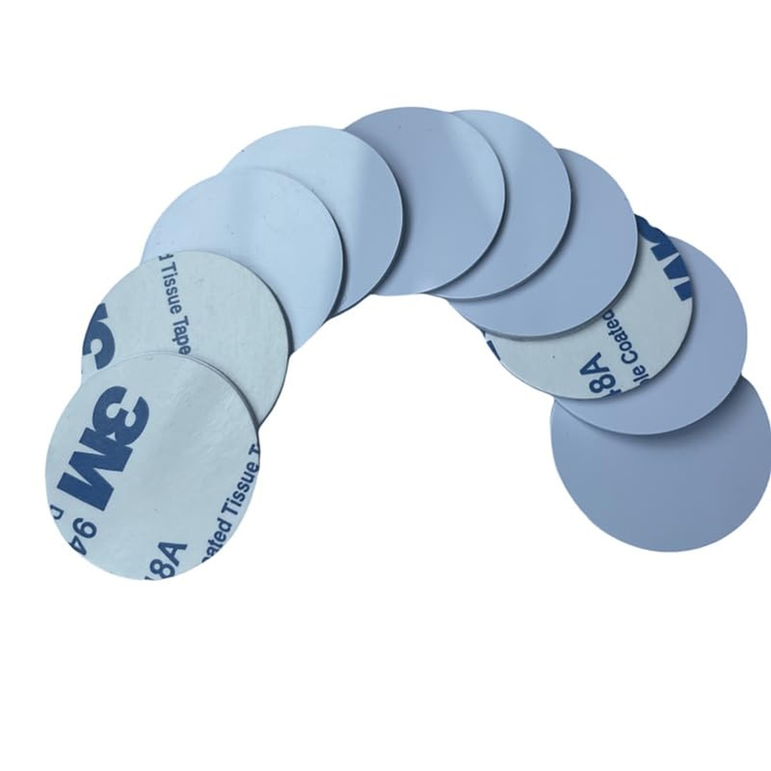 10PCS 25mm 125kHz T5577 Rewritable RFID Coin Tag Adhesive Backed Round Sticke…