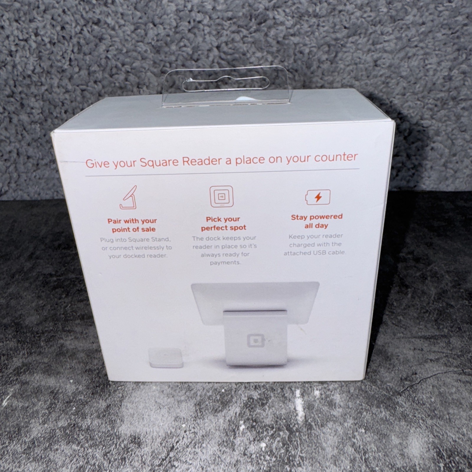 Square A-SKU-0120 Dock for Contactless Credit Card Reader + Magstripe Reader