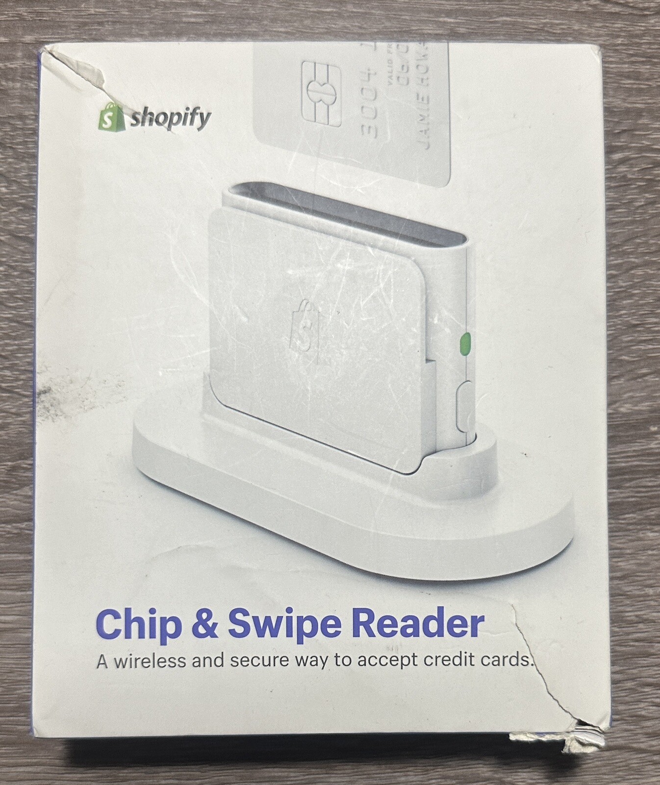 Shopify Chip & Swipe Reader – White (8541732075)