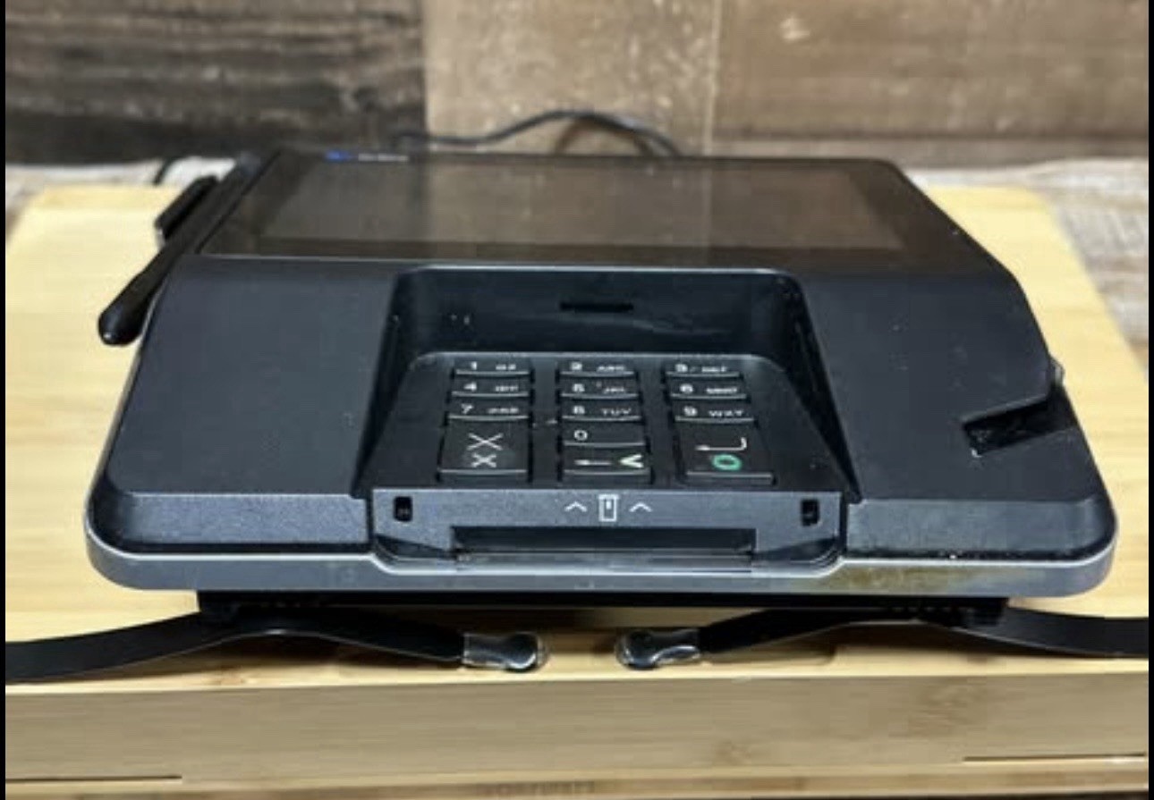 Verifone MX925CTLS Credit Card Terminal Touchscreen w/ Keypad & Power Supply