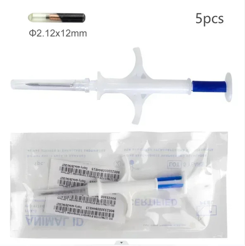10/20Pcs Universal Standard 134.2KHZ Microchip Animal RFID Tag with EM4305 Chip