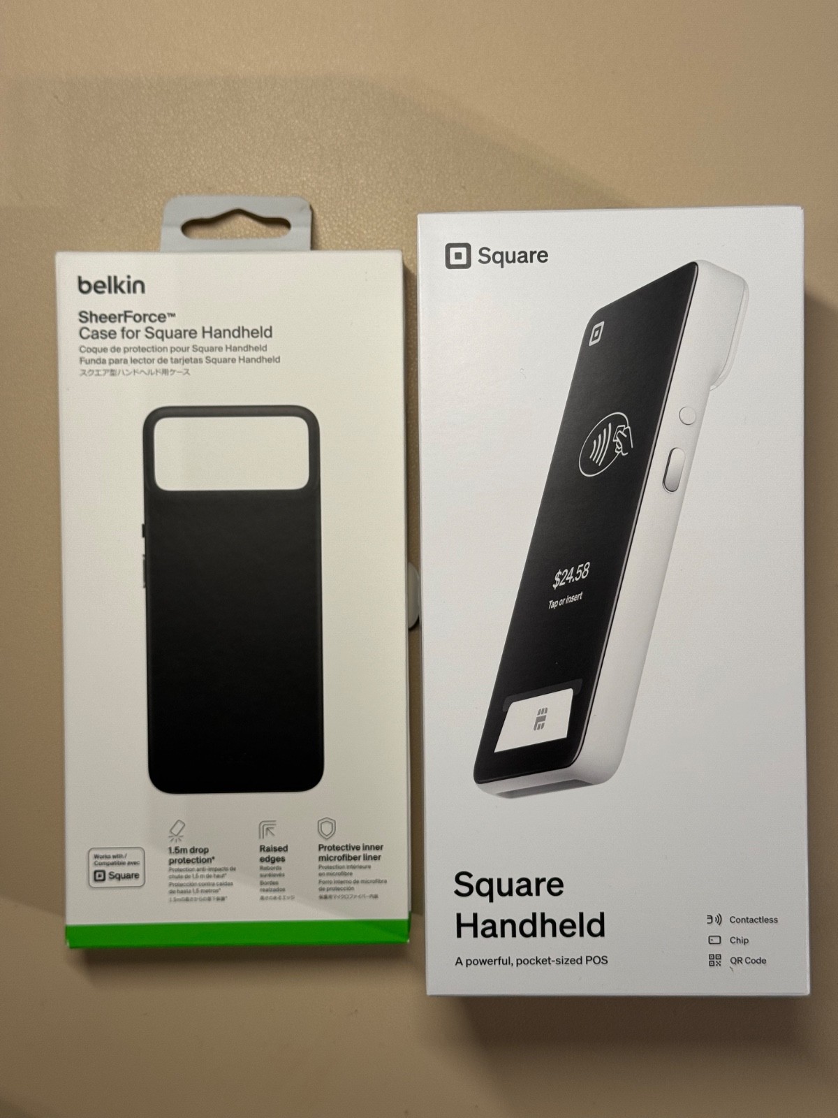 BUNDLE – Square Handheld + Belkin Case (Portable Credit Card Reader, Unopened)