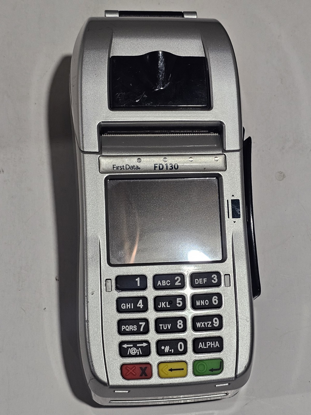 FirstData FD130 Credit Debit Card Payment Terminal Reader Tested Working W/ Cord