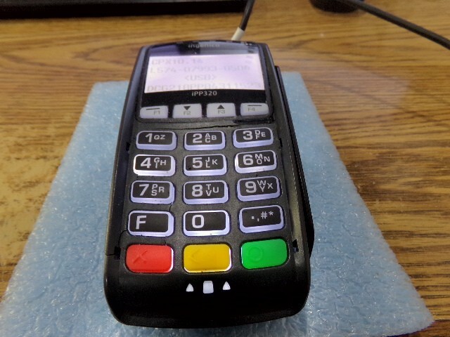 Ingenico Model: IPP320-01T1358A Credit Card Terminal. IPP320-11T390A