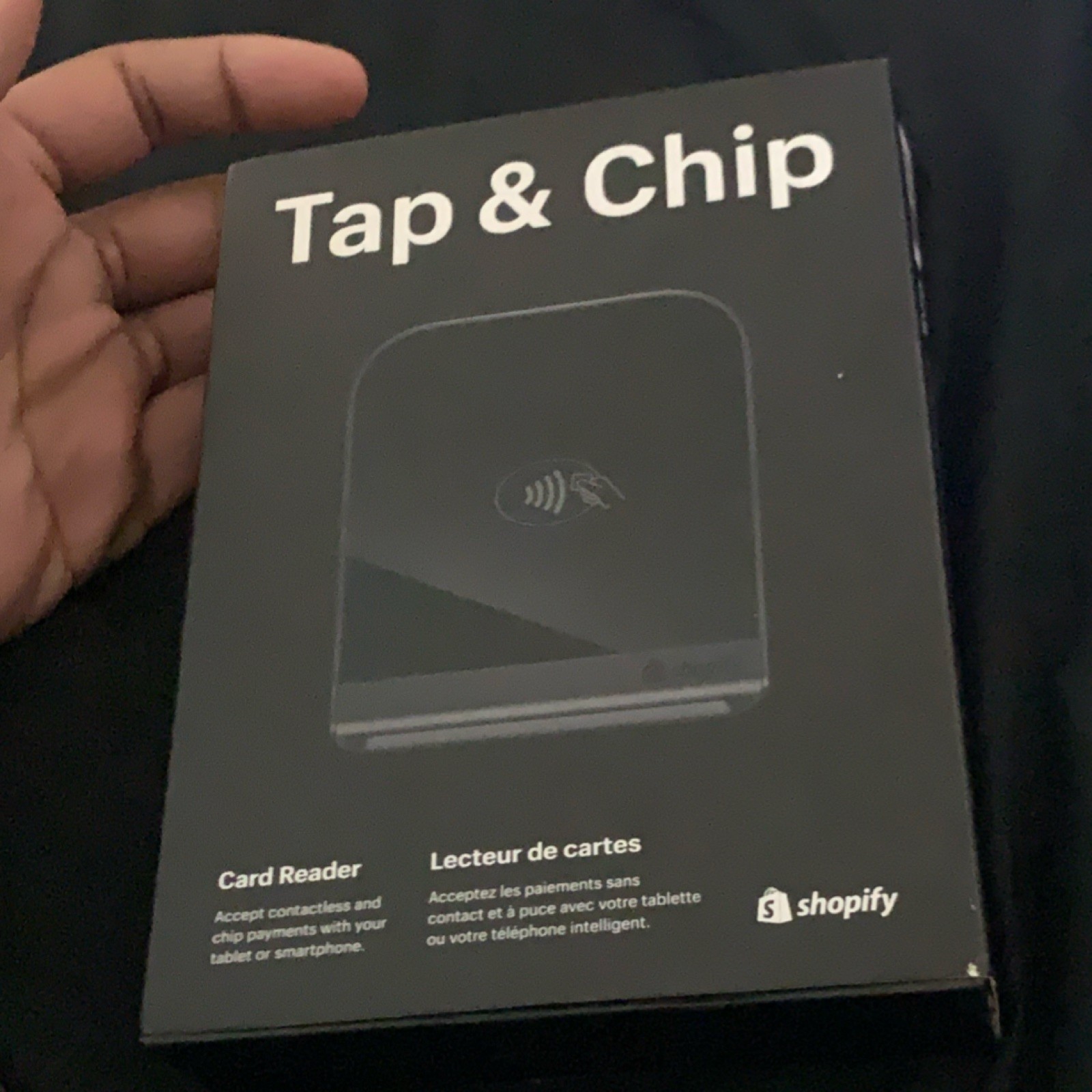 Tap Chip Card Reader Wireless Contactless Payments, Shopify POS, New Sealed