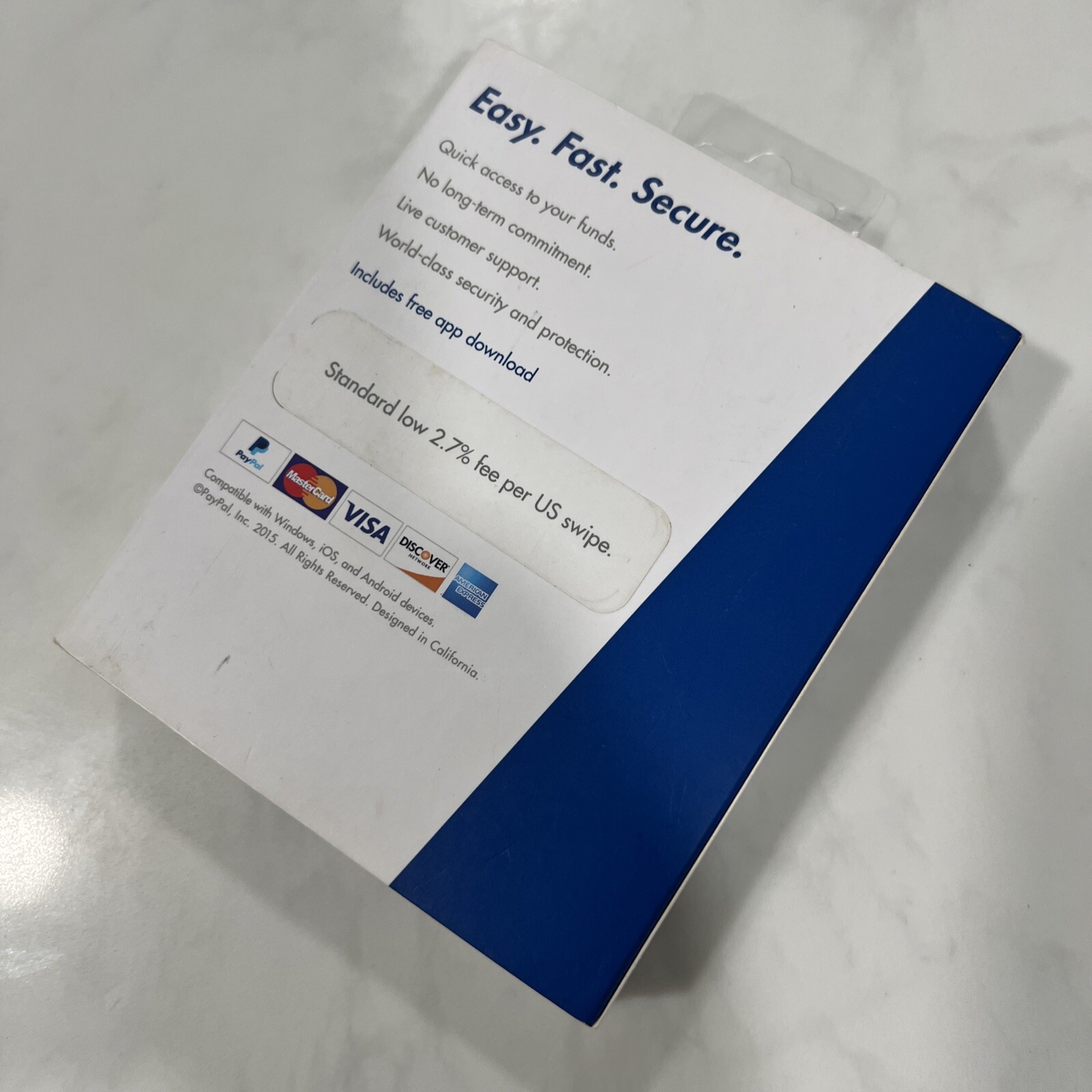 Paypal Mobile Card Reader Scanner Point Of Sale Device iPhone Android Windows