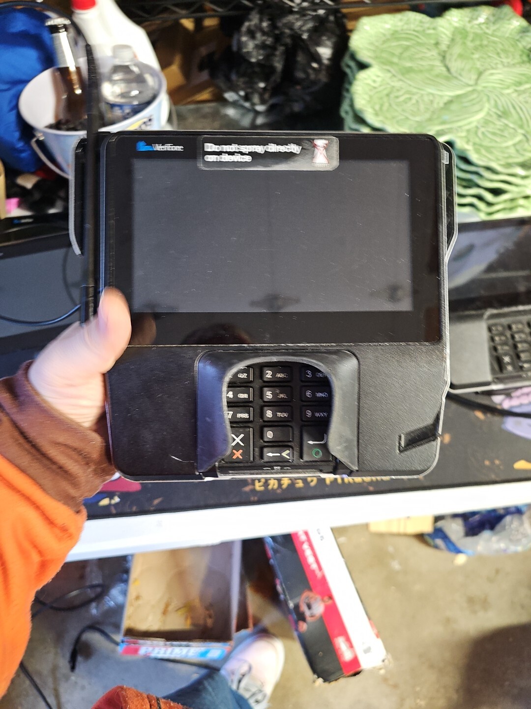Verifone MX925CTLS Pin-Pad Payment Terminal, with I/O module MX900-04,
