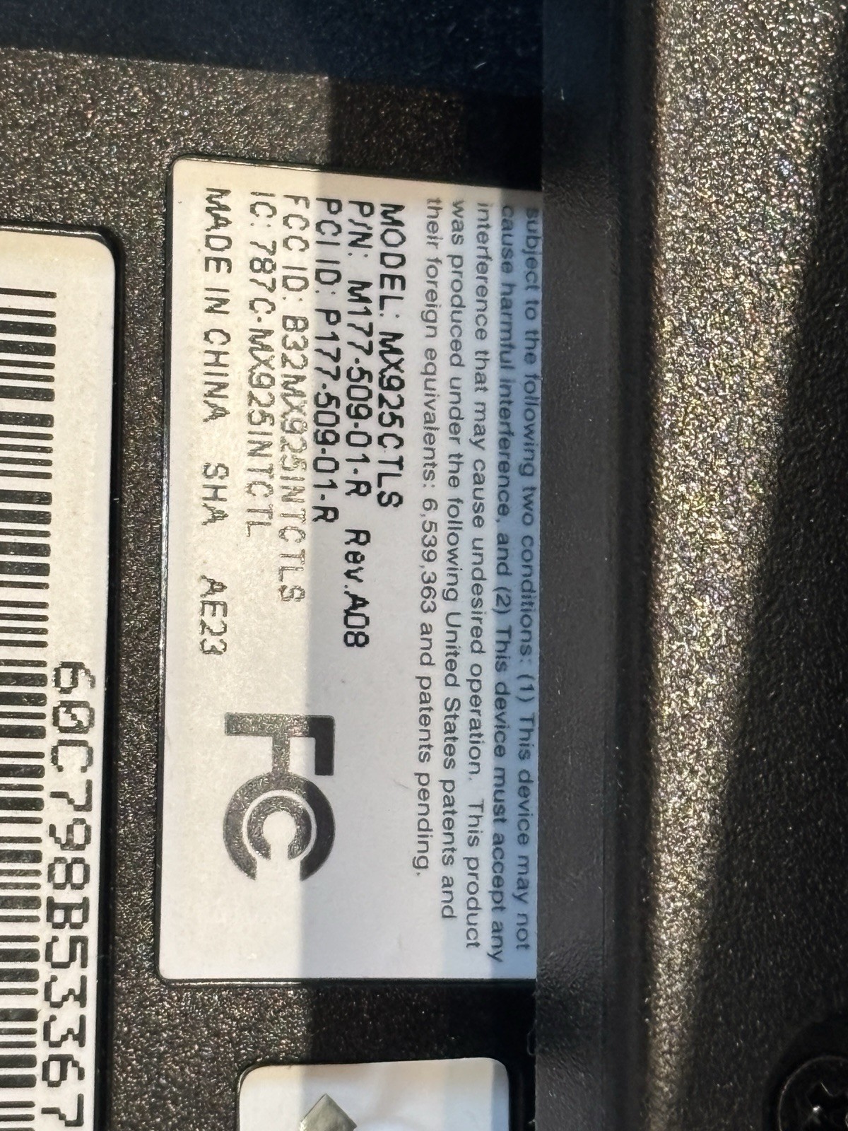 Verifone MX925 Genius Customer Engagement POS Payment Terminal ~ Tested Works