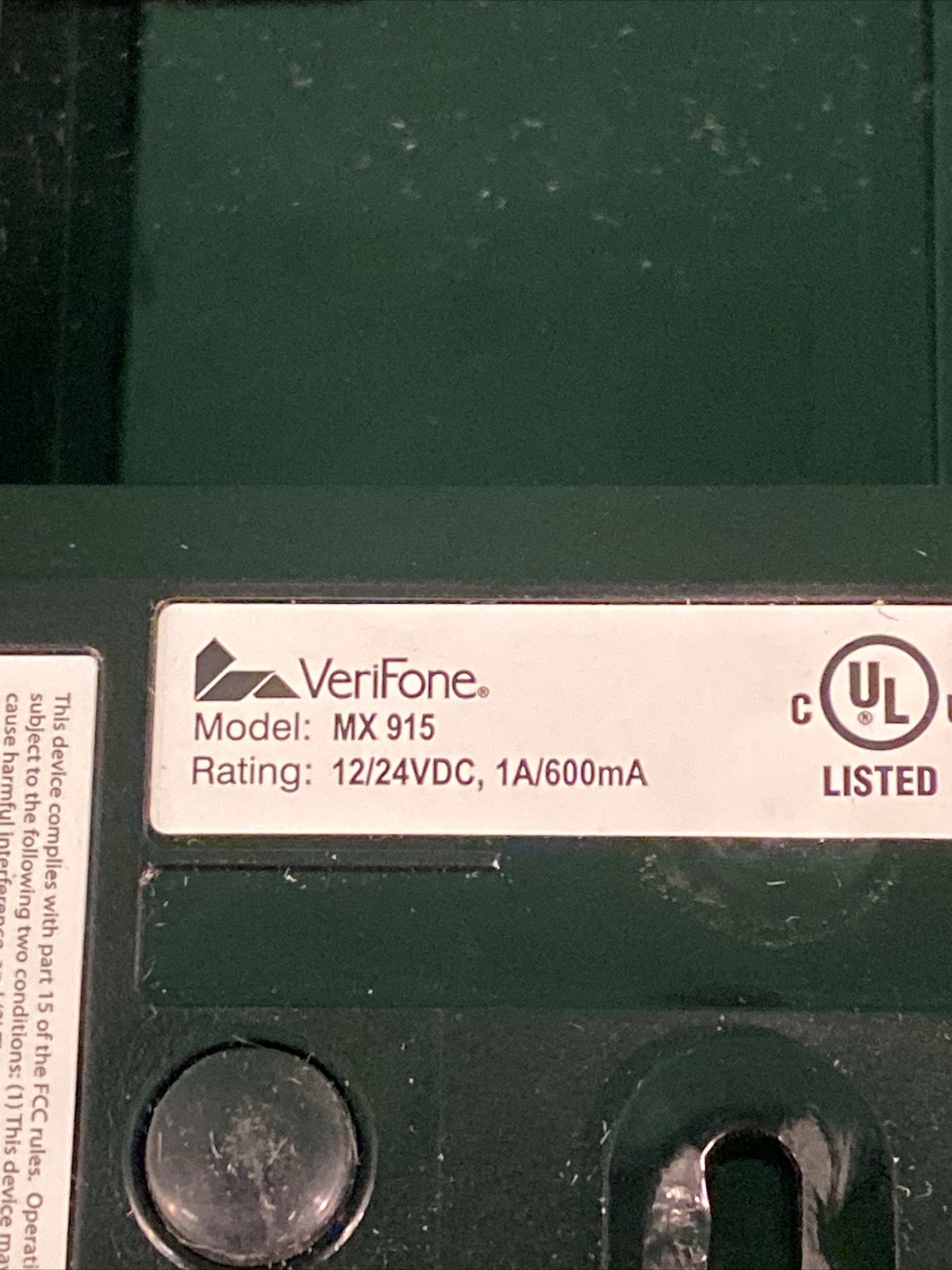 Lot of 5 VERIFONE MX915 POS CREDIT CARD Point of Sale Terminals