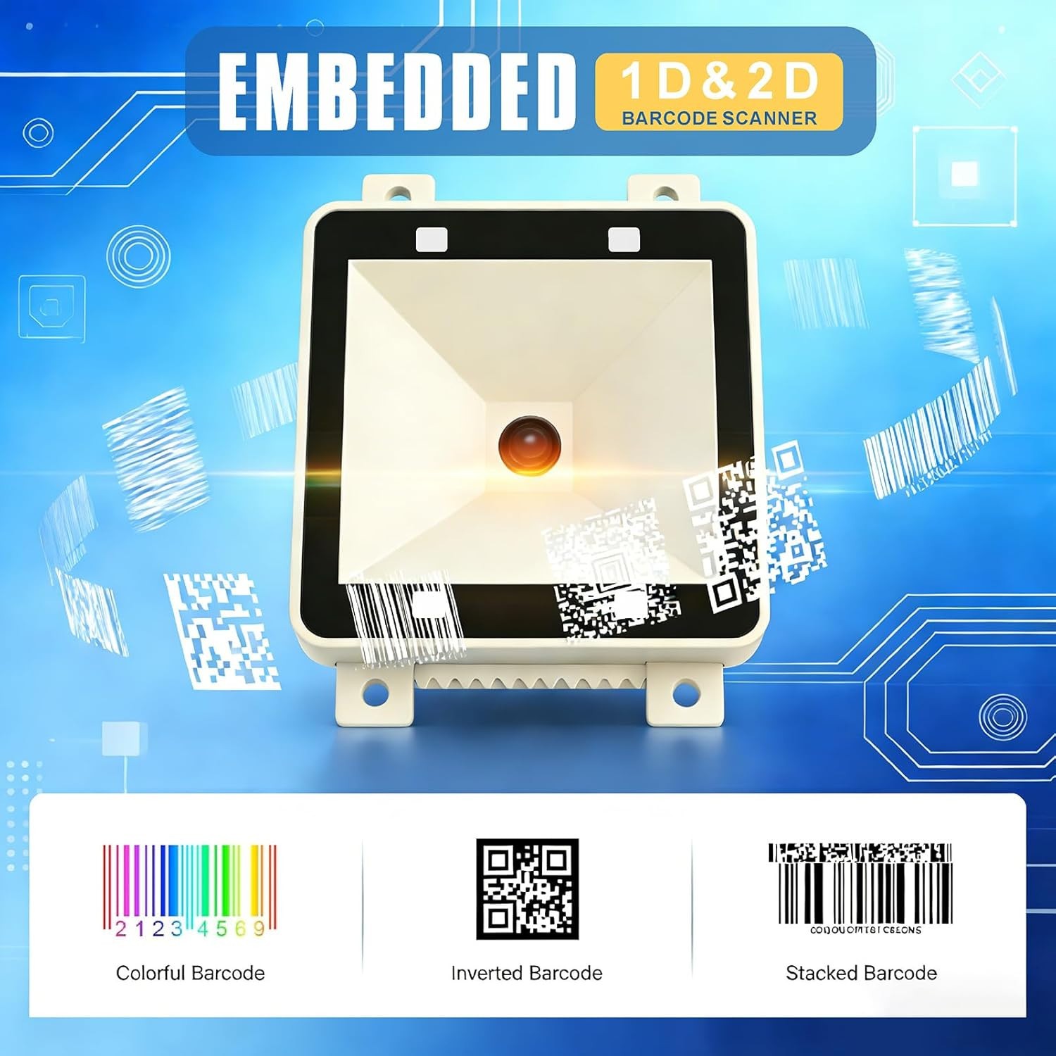 Barcode QR Code Reader Scanning Module Embedded Scanner Identification
