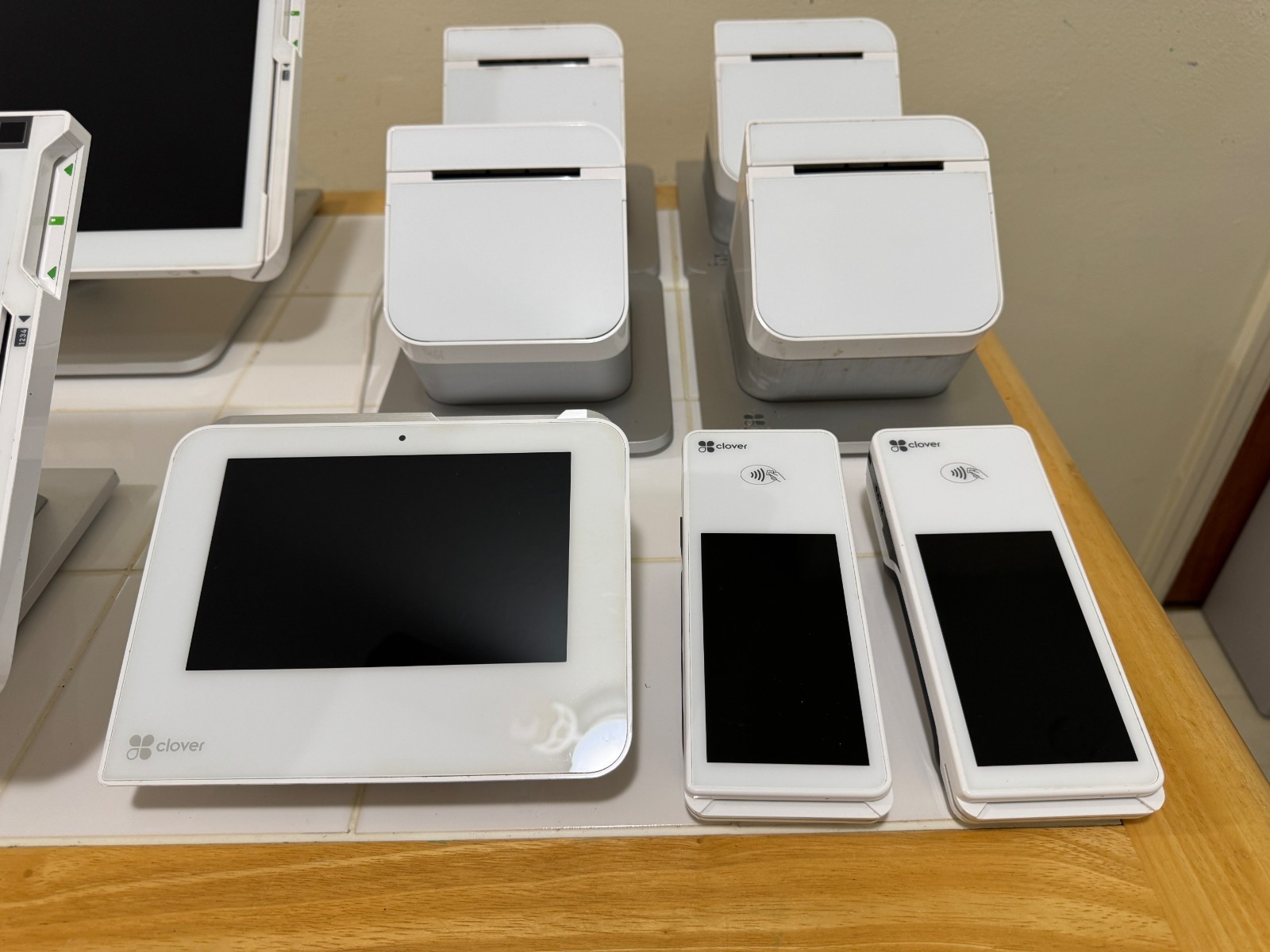 Clover POS Bundle – 4 Solo Stations + Mini + 2 Flex – Great Conditions