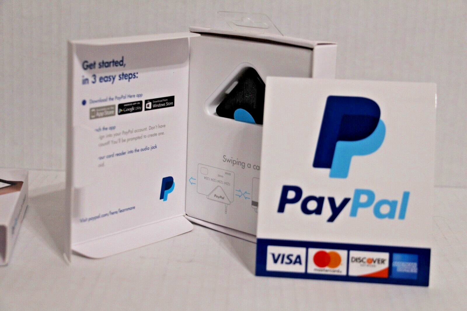 PayPal Mobile Credit Card Reader iOS Android Windows Compatible Devices Open Box